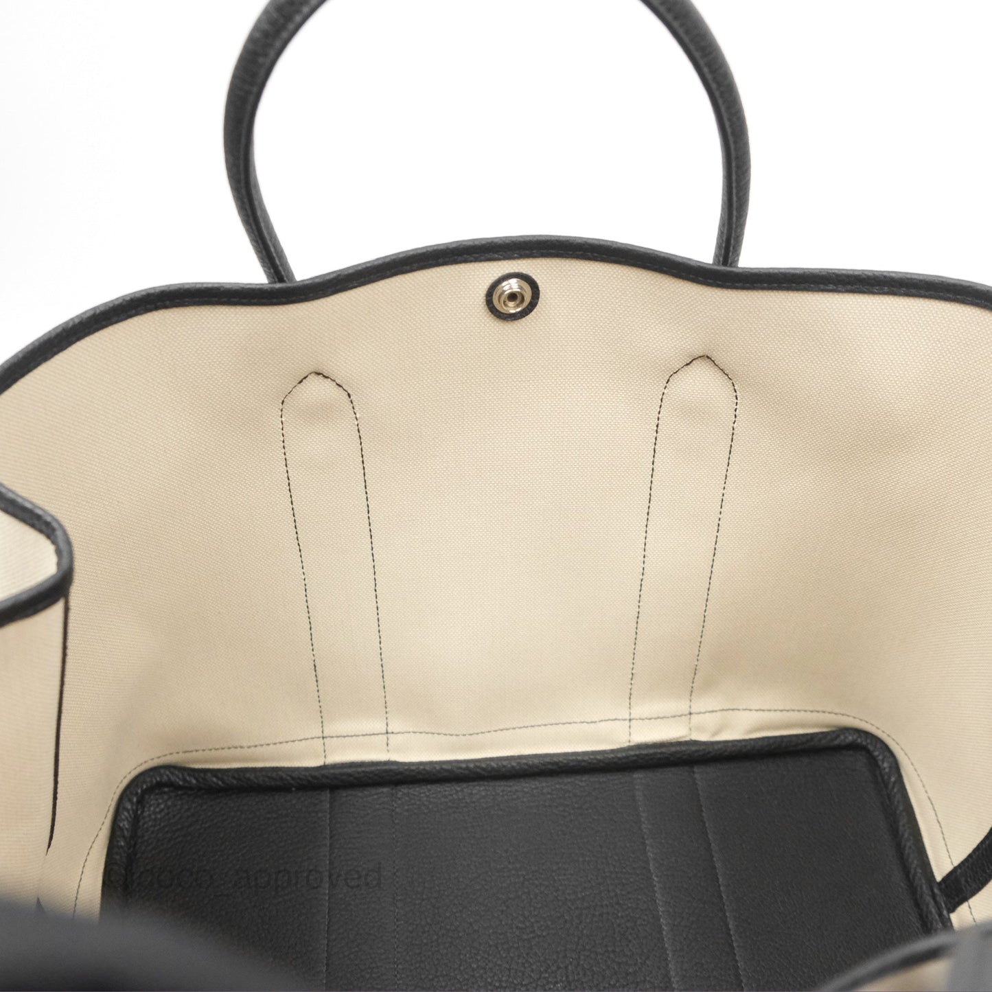 Hermès Garden Party 36 Noir 89 Canvas