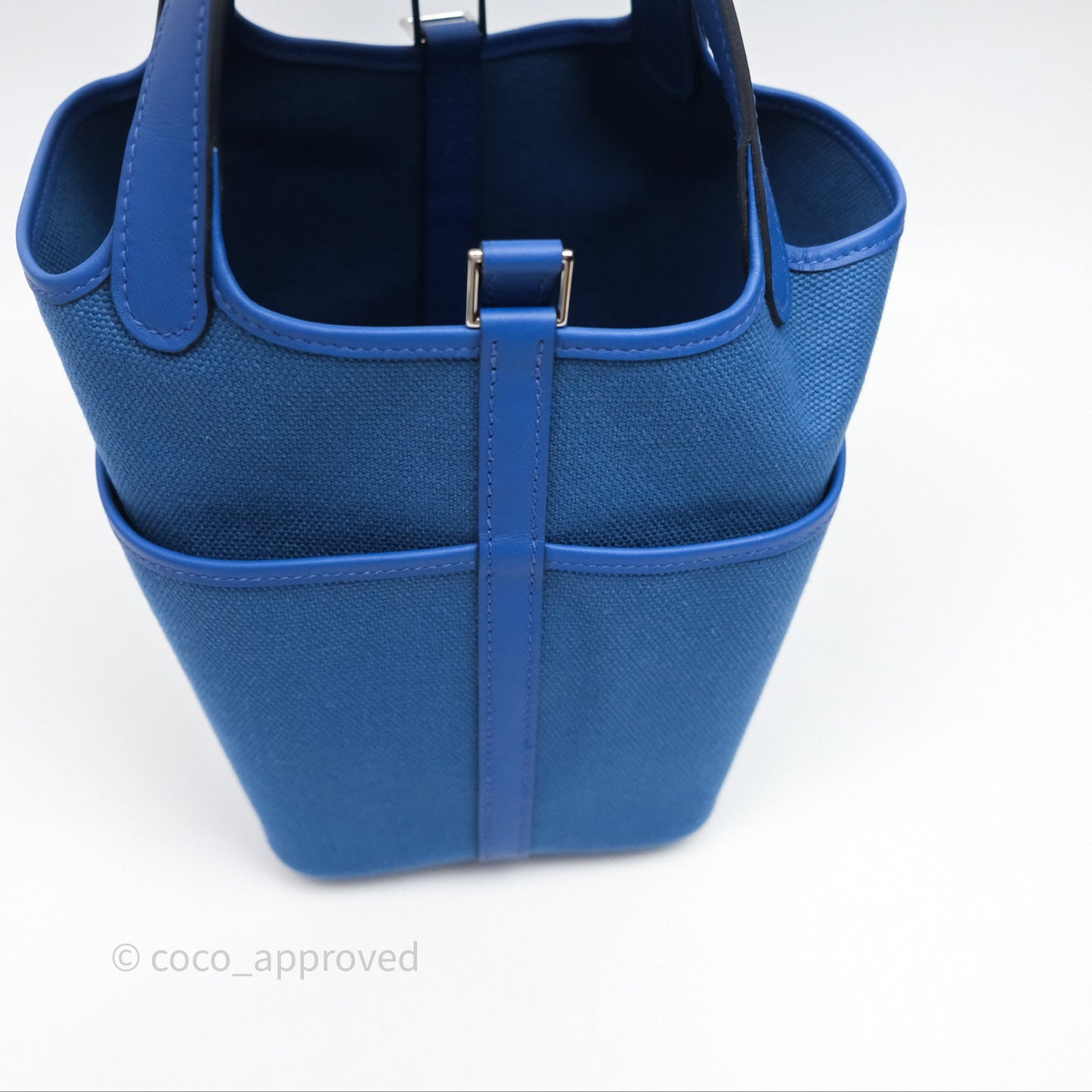 Hermes Picotin Lock 18 Cargo Pockets Bleu Royal Palladium Hardware