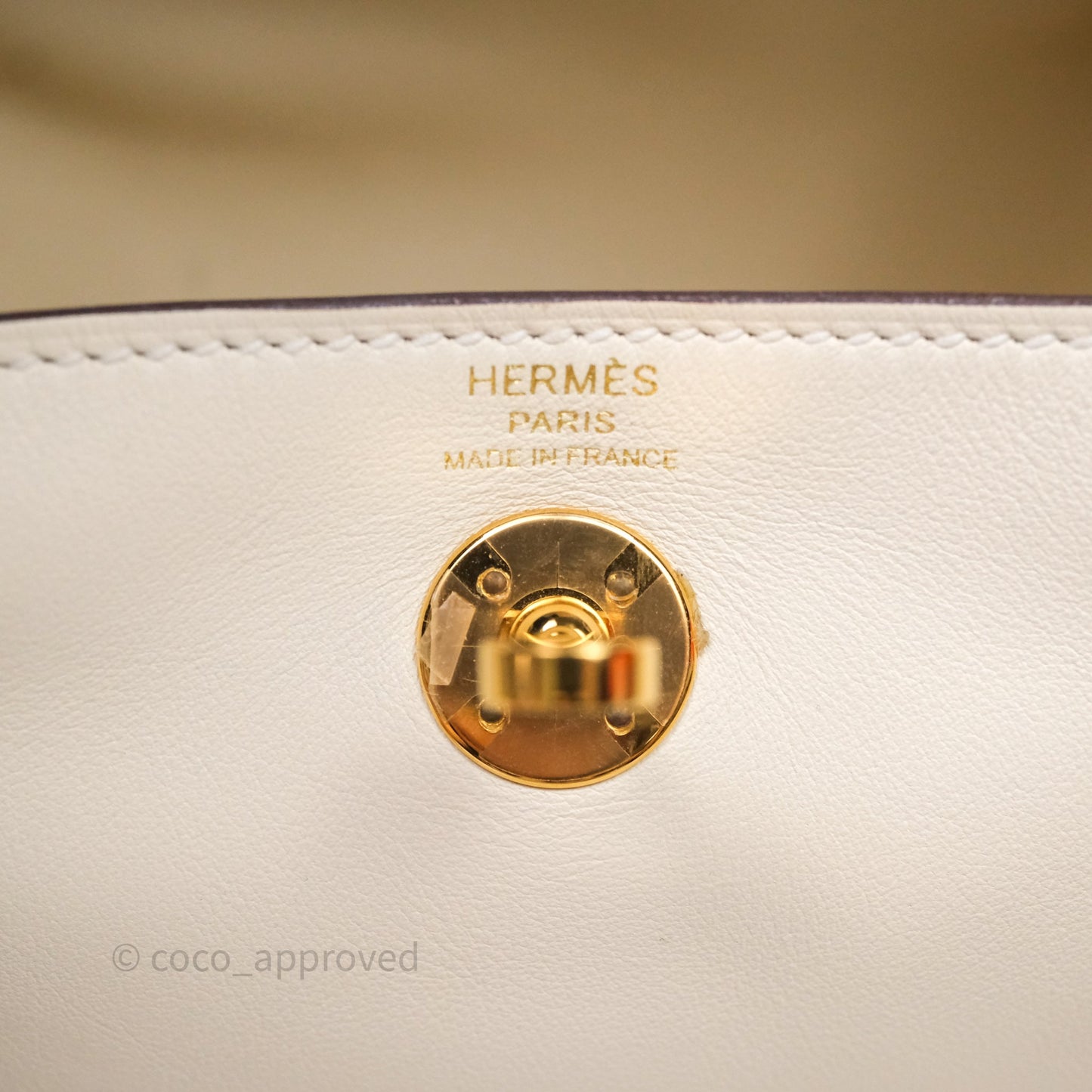 Hermès Mini Lindy 20 Nata I2 Swift Gold Hardware