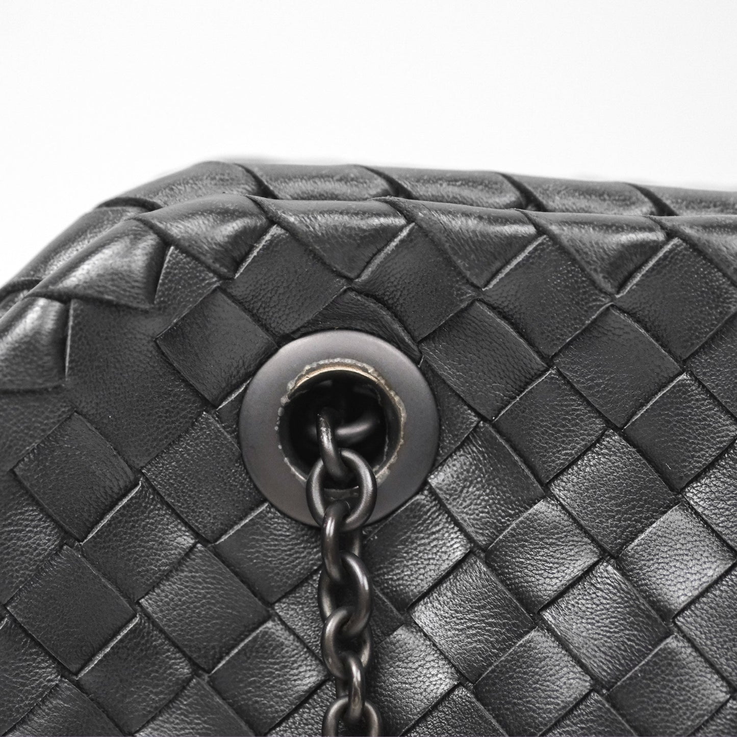Bottega Veneta Shoulder Bag Black So Black Hardware