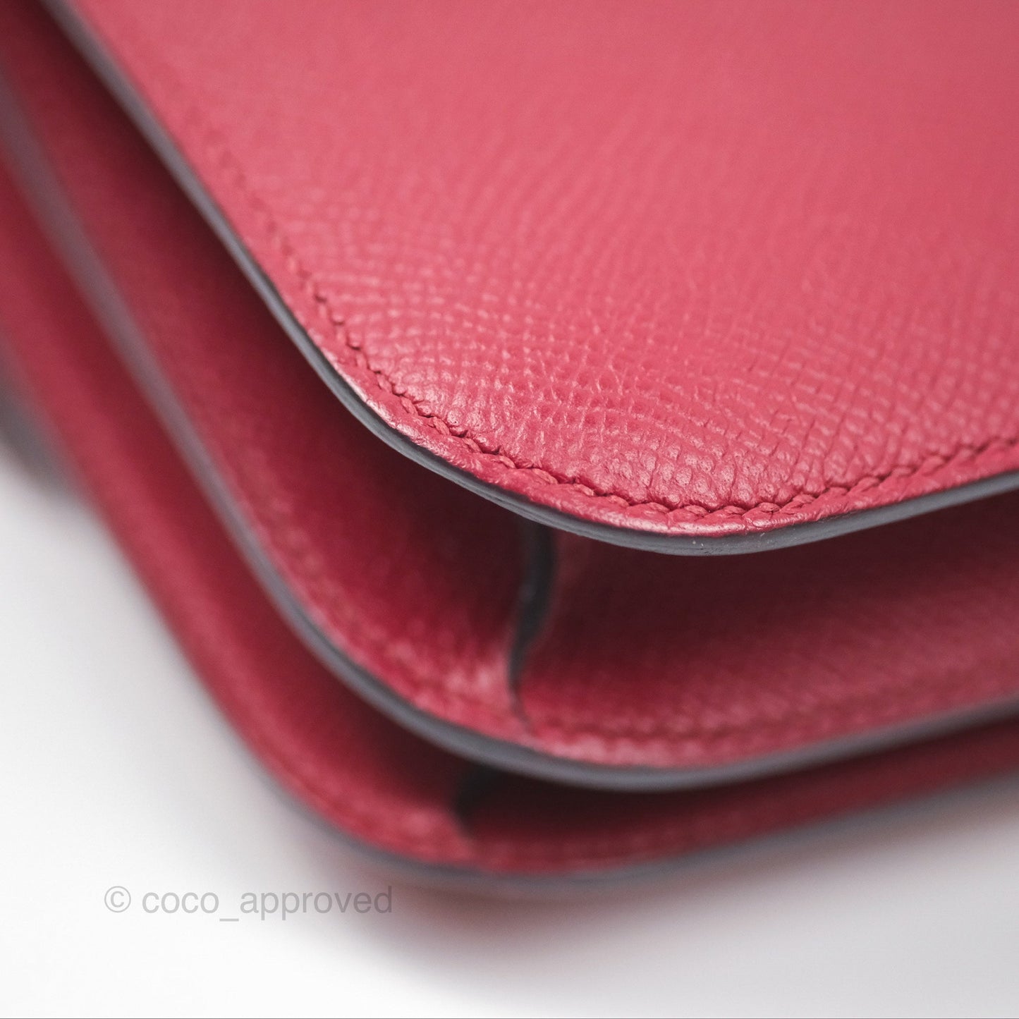 Hermès Constance Mini 18cm Rouge Grenat K1 Epsom Gold Hardware
