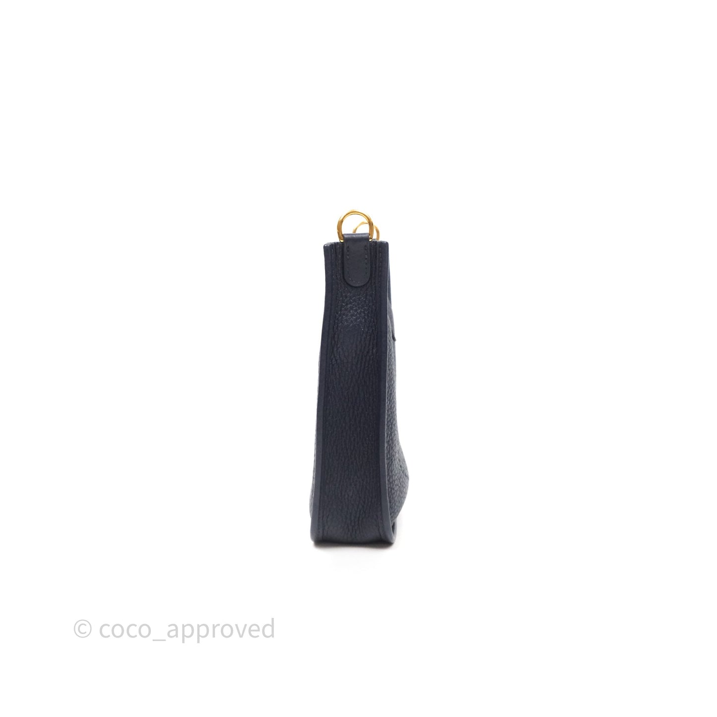 Hermès Mini Evelyne 16 Bleu Nuit 2Z Clemence Gold Hardware