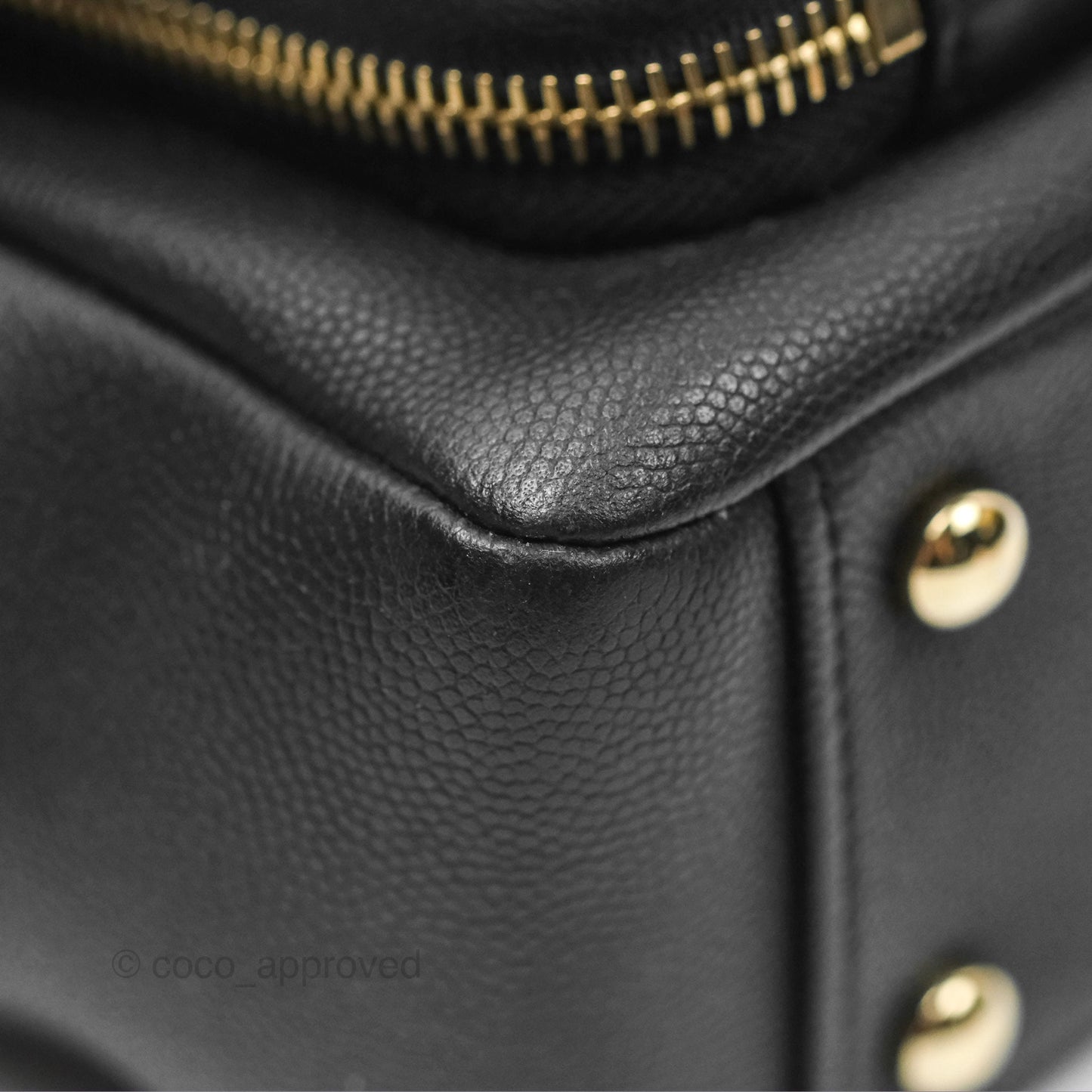 Chanel Quilted Medium Business Affinity Flap Matte Black Caviar Gold Hardware