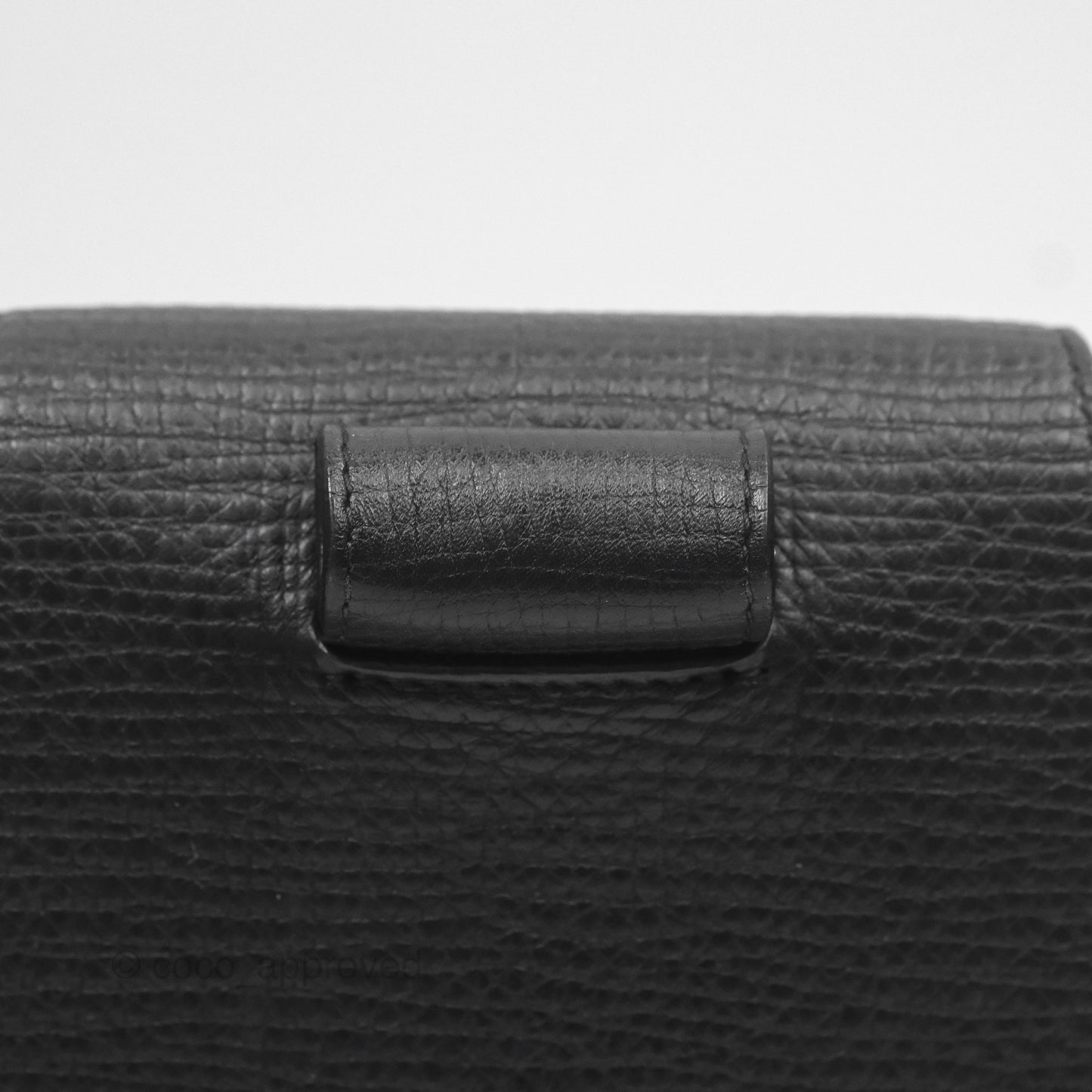 Bottega Veneta Palmellato Rounded Belt Bag Calfskin Black