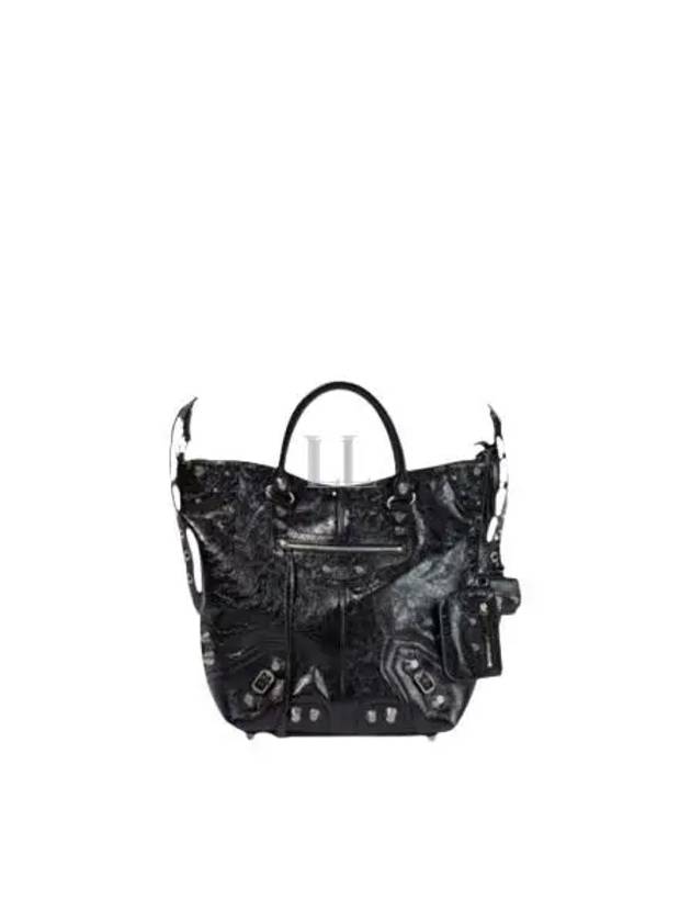 Luxury Balenciaga Le Cagole Medium Tote Bag Black