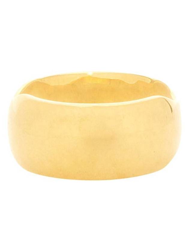 Luxury Balenciaga engraved logo polished finish ring 765847TZ99G