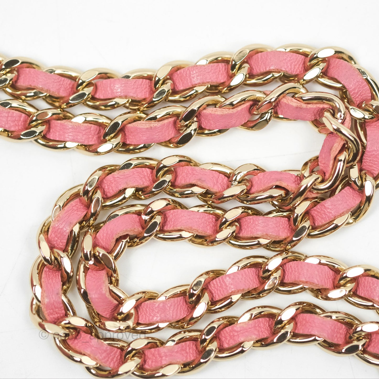 Chanel Vanity Rectangular Top Handle Pink Lambskin Gold Hardware