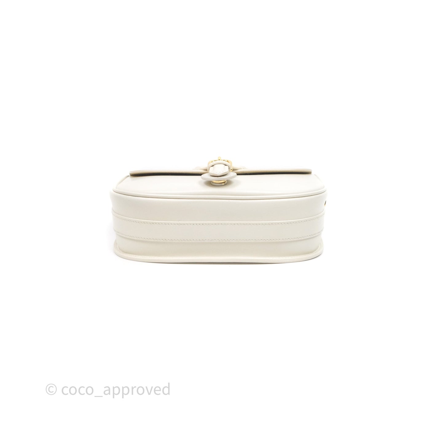 Dior Medium Bobby Bag Off White Calfskin Gold Hardware