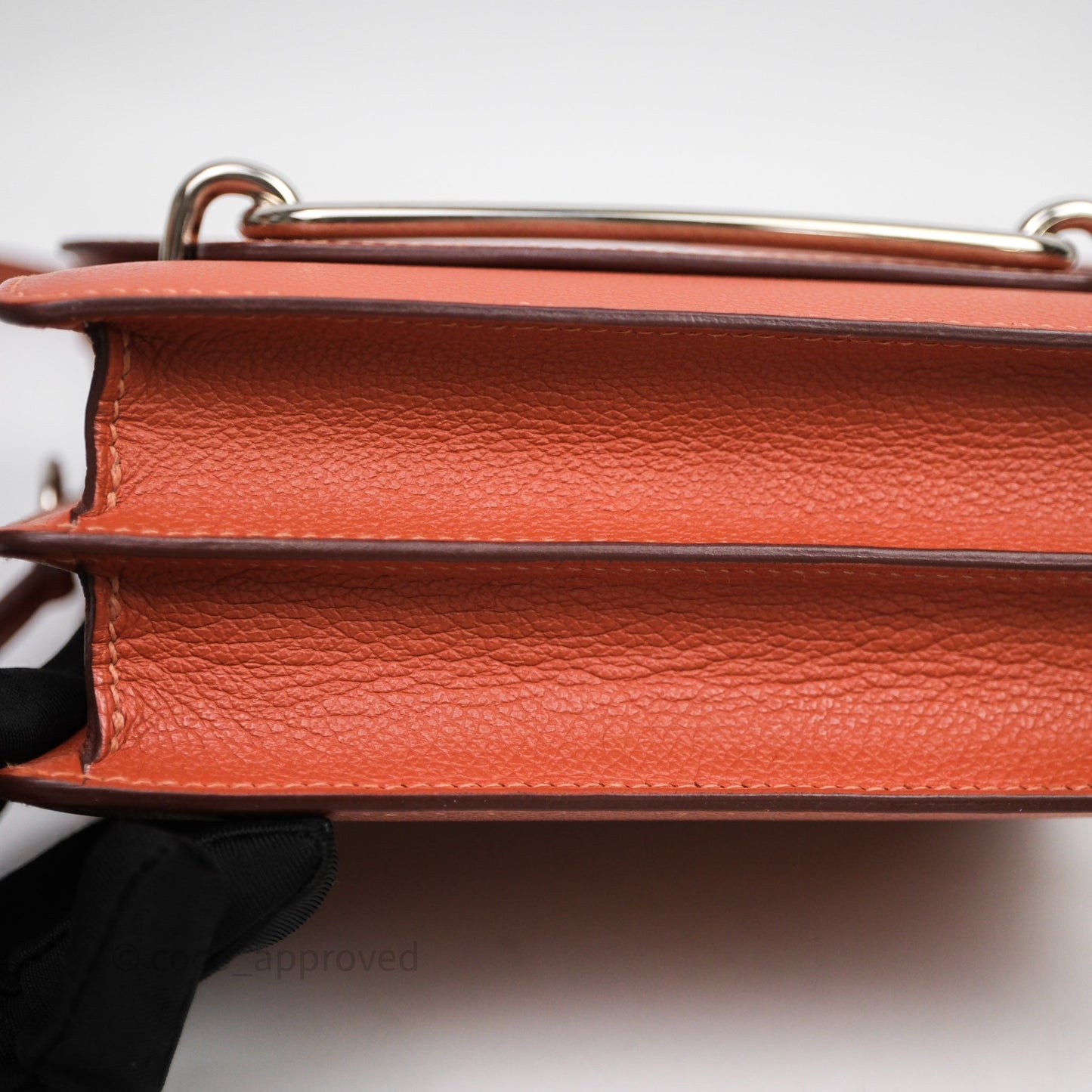 Hermès Roulis Mini 18 Evercolor AH Brush/ Rose Jaipur T5 Palladium Hardware