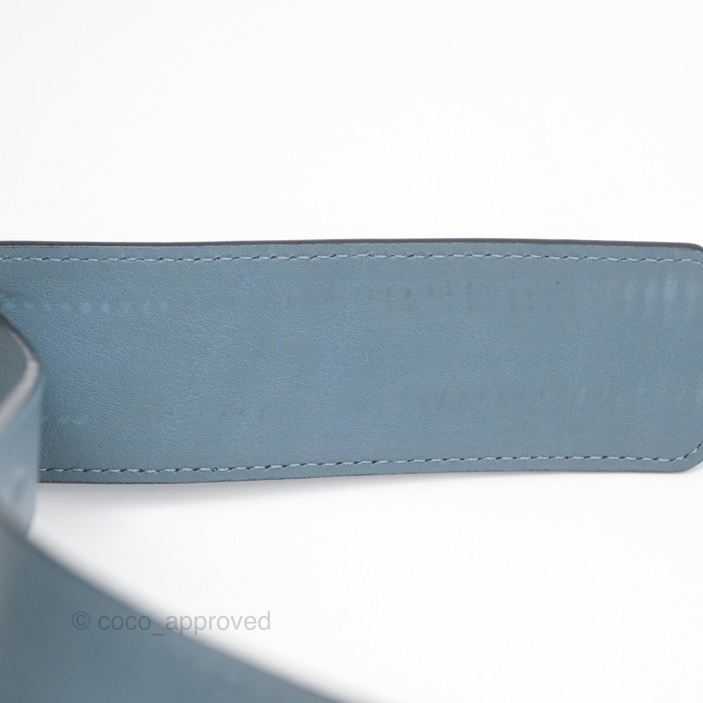 Loewe Medium Puzzle Bag Blue Calfskin Silver Hardware