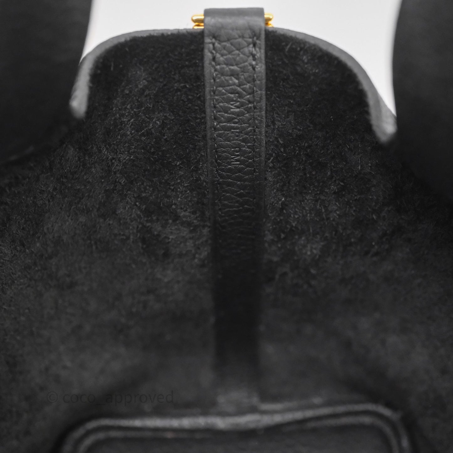 Hermès Picotin Lock 18 Noir Black 89 Clemence Gold Hardware
