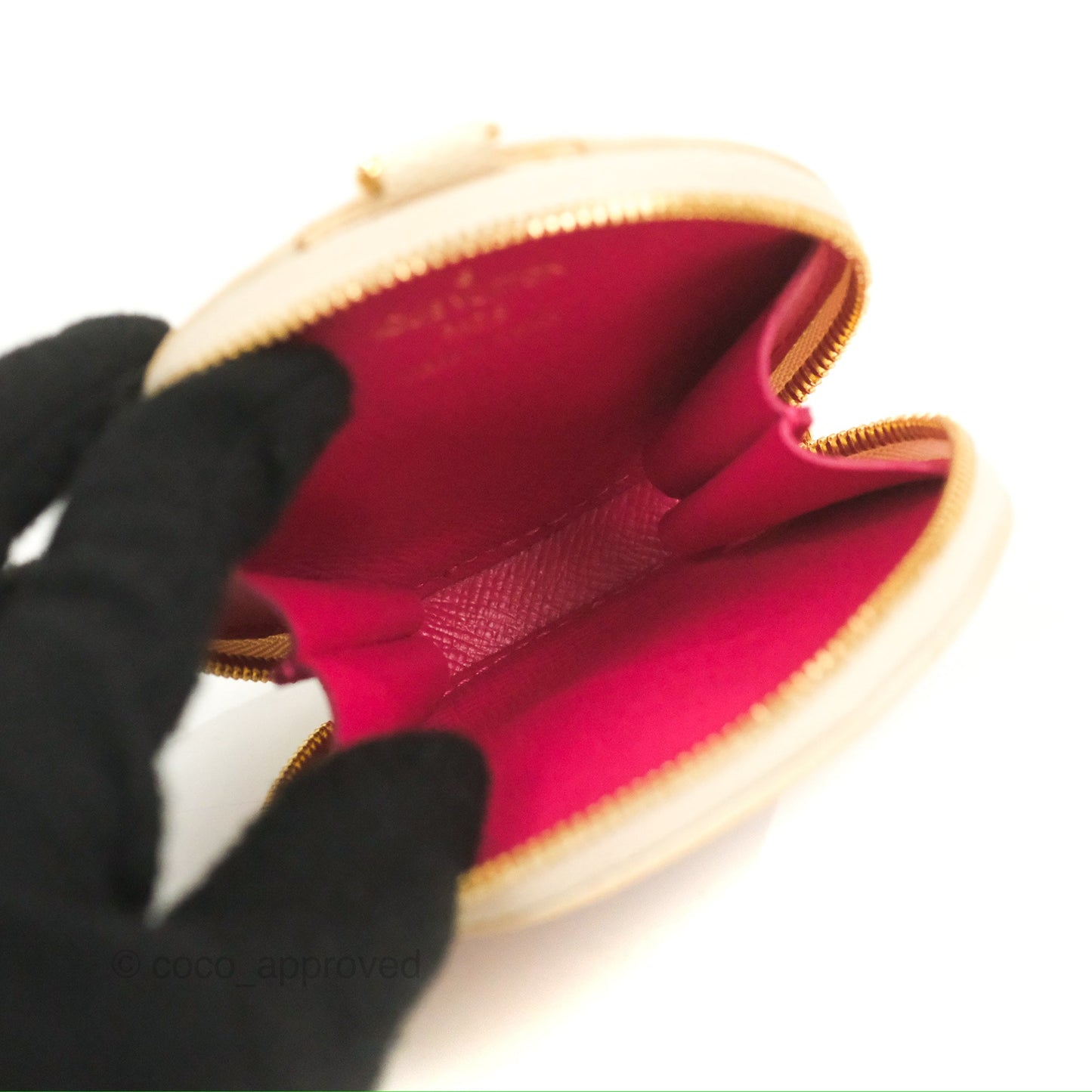 Louis Vuitton Round Coin Purse Damier Azur Vivienne Hollywood Edition