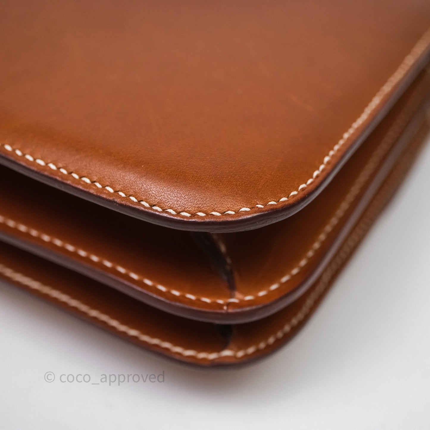 Hermès Constance Mini Smooth Barenia Leather Gold Hardware