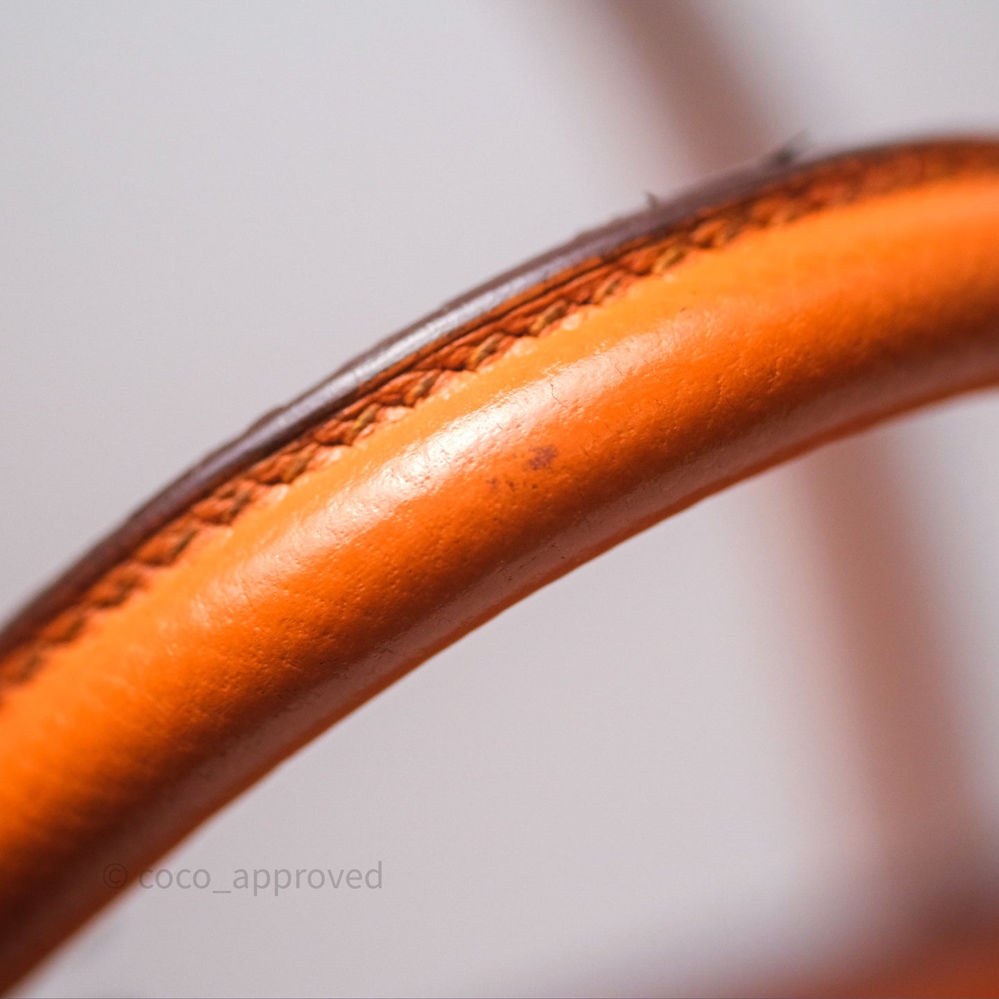 Hermès Birkin 30 Retourne Orange Epsom Palladium Hardware