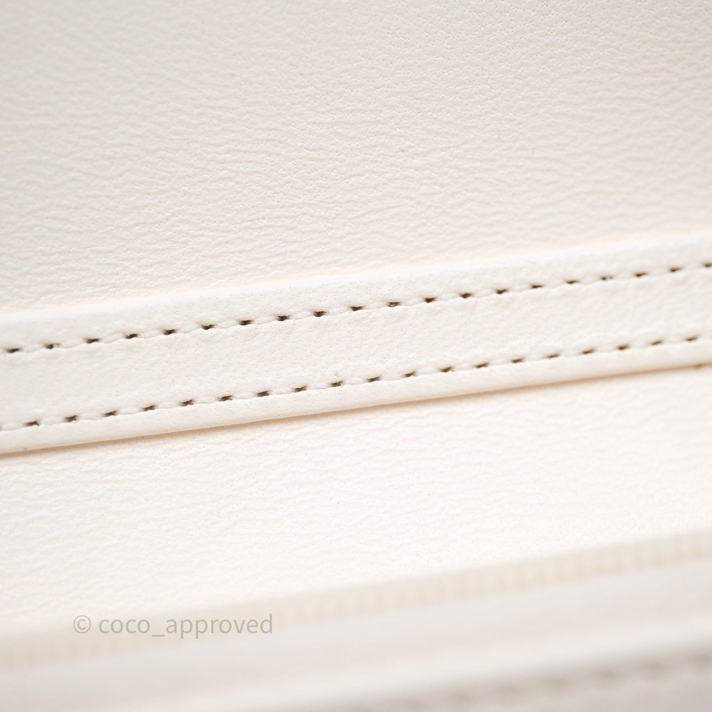 Chanel Coco Heart Chain WOC Ivory White Lambskin Aged Gold Hardware 22K