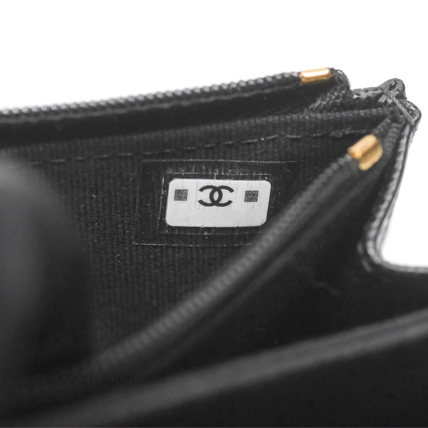 Chanel Mini WOC Bag Charm Black Caviar Gold Hardware