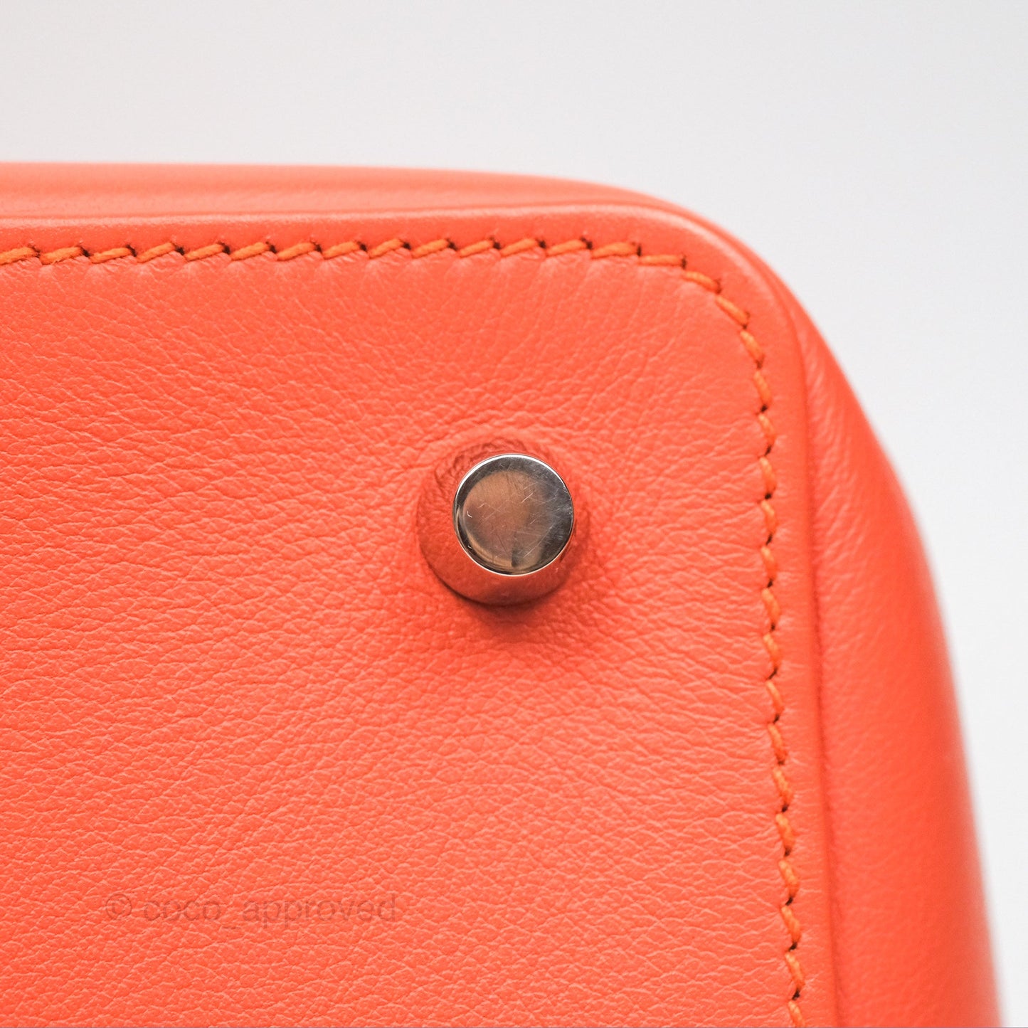 Hermès ToolBox 20 Mangue Evercolor Palladium Hardware