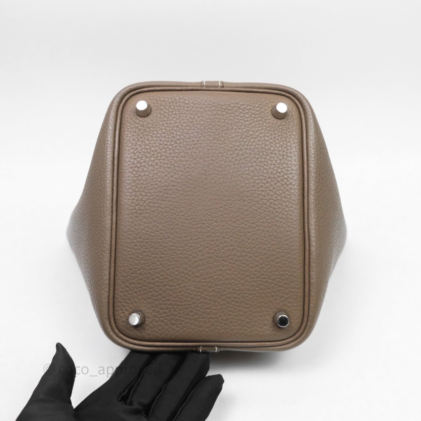 Hermès Picotin Lock 18 Etoupe Clemence Palladium Hardware