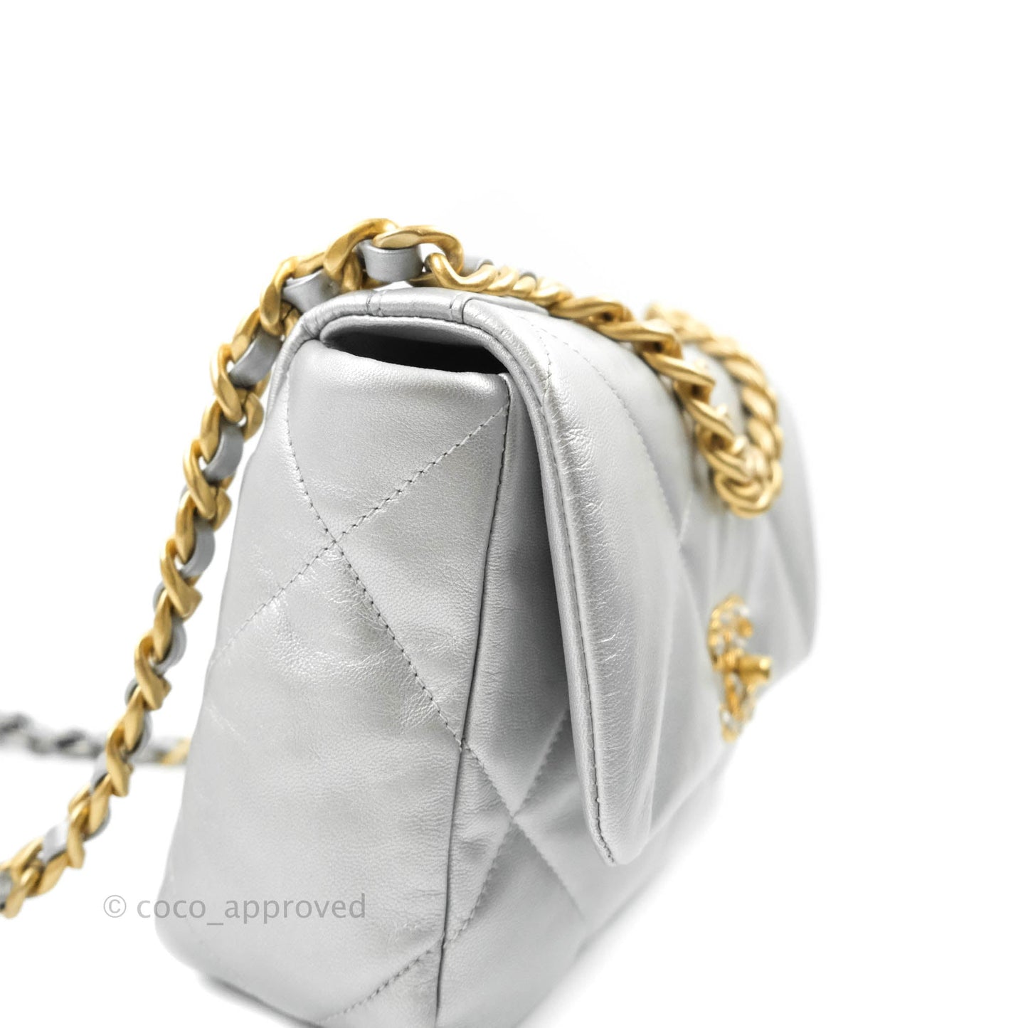 Chanel 19 Small Silver Mixed Hardware 20B