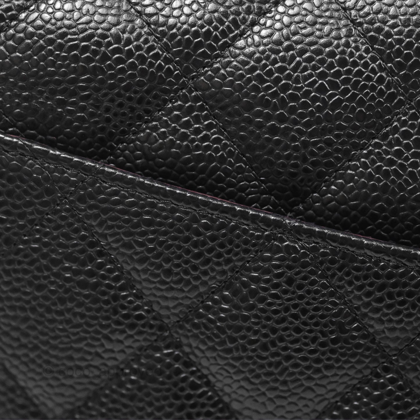 Chanel Jumbo Double Flap Black Caviar Silver Hardware⁣⁣