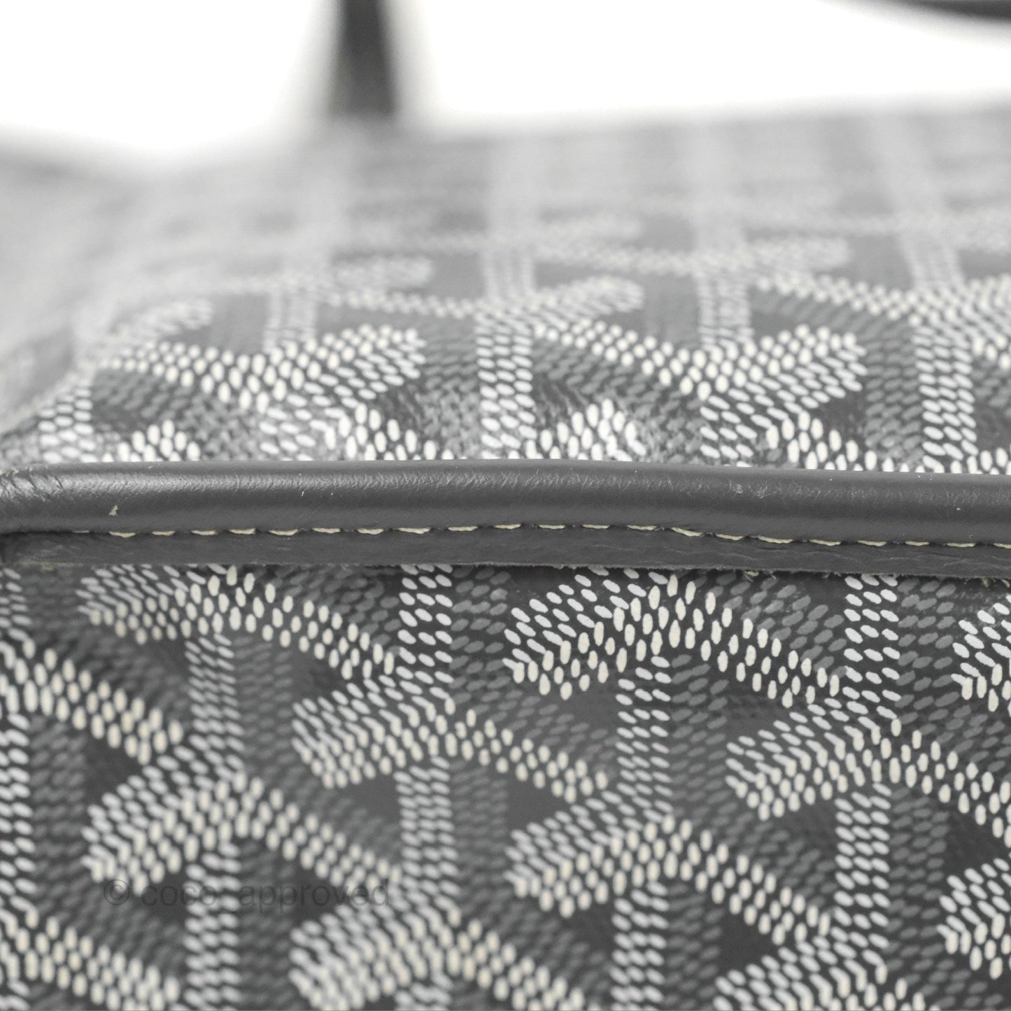 Goyard Anjou Mini Bag Goyardine Canvas Grey