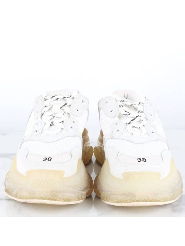 Luxury Balenciaga Triple S clear sole sneakers 38 250