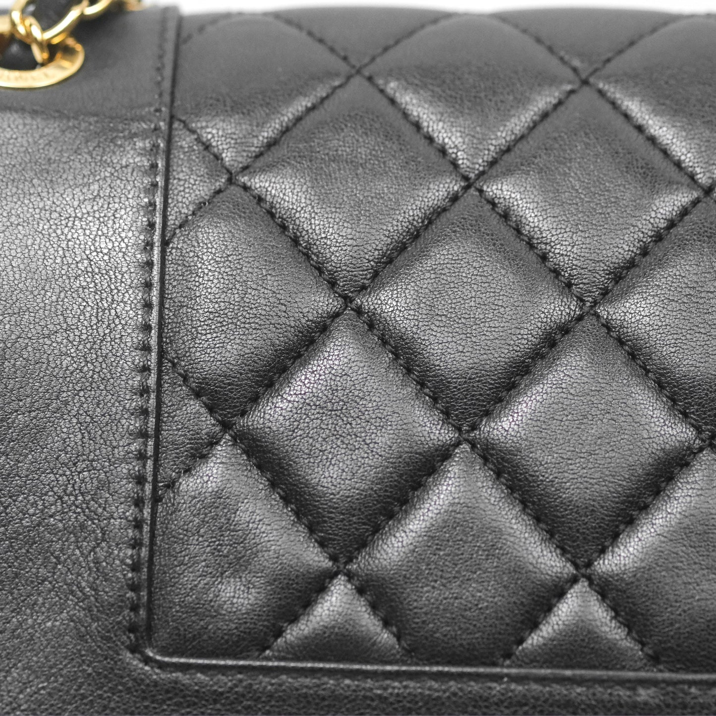 Chanel Mademoiselle Flap Bag Black Calfskin Gold Hardware