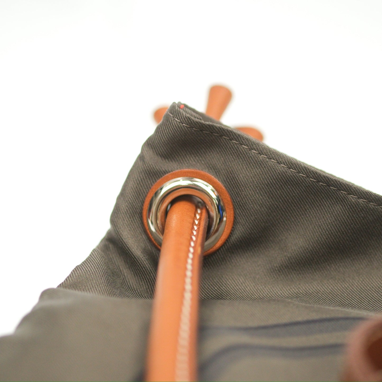Hermès Silk City Bag Brides De Gala Khaki Grey