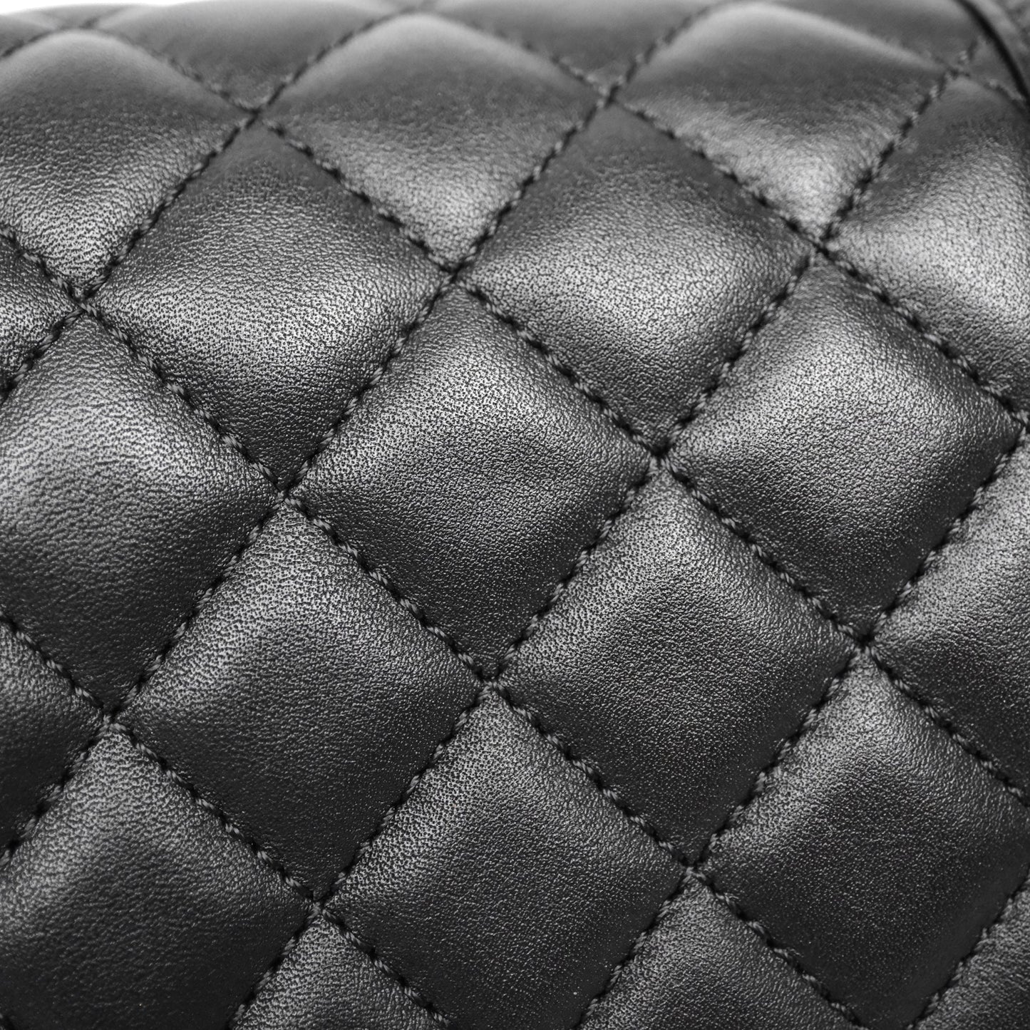 Chanel Small Boy Quilted Black Calfskin Aged Gold Hardware