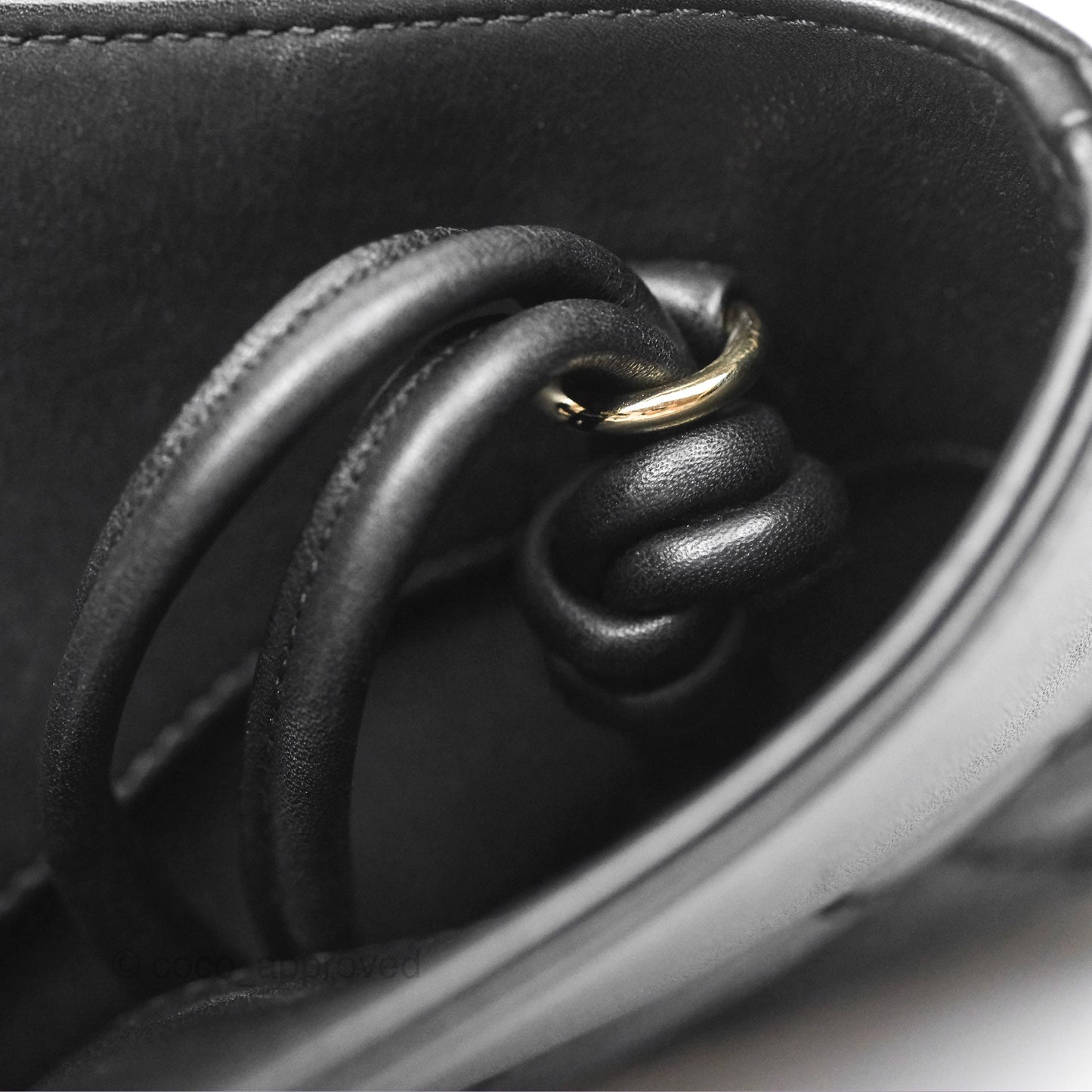 Chanel 31 Large Shopping Bag Black Aged Calfskin