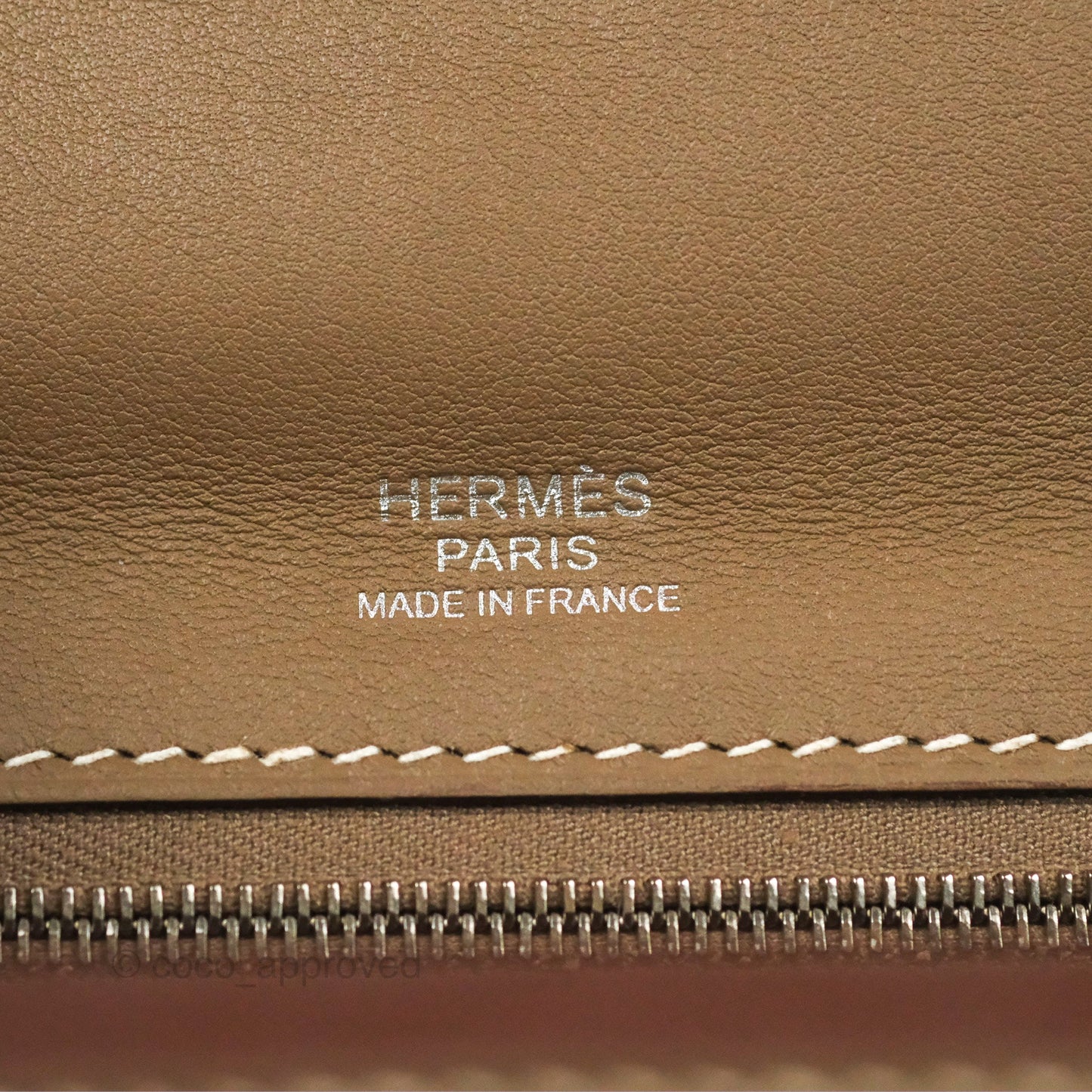 Hermès 24/24 29 Etoupe Togo Palladium Hardware