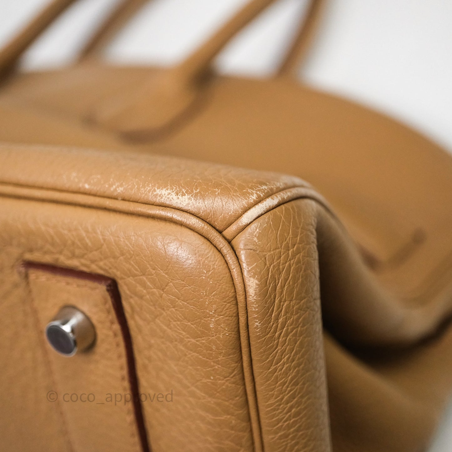 Hermès Birkin JPG Shoulder Bag 42 Tabac Camel 24 Palladium Hardware