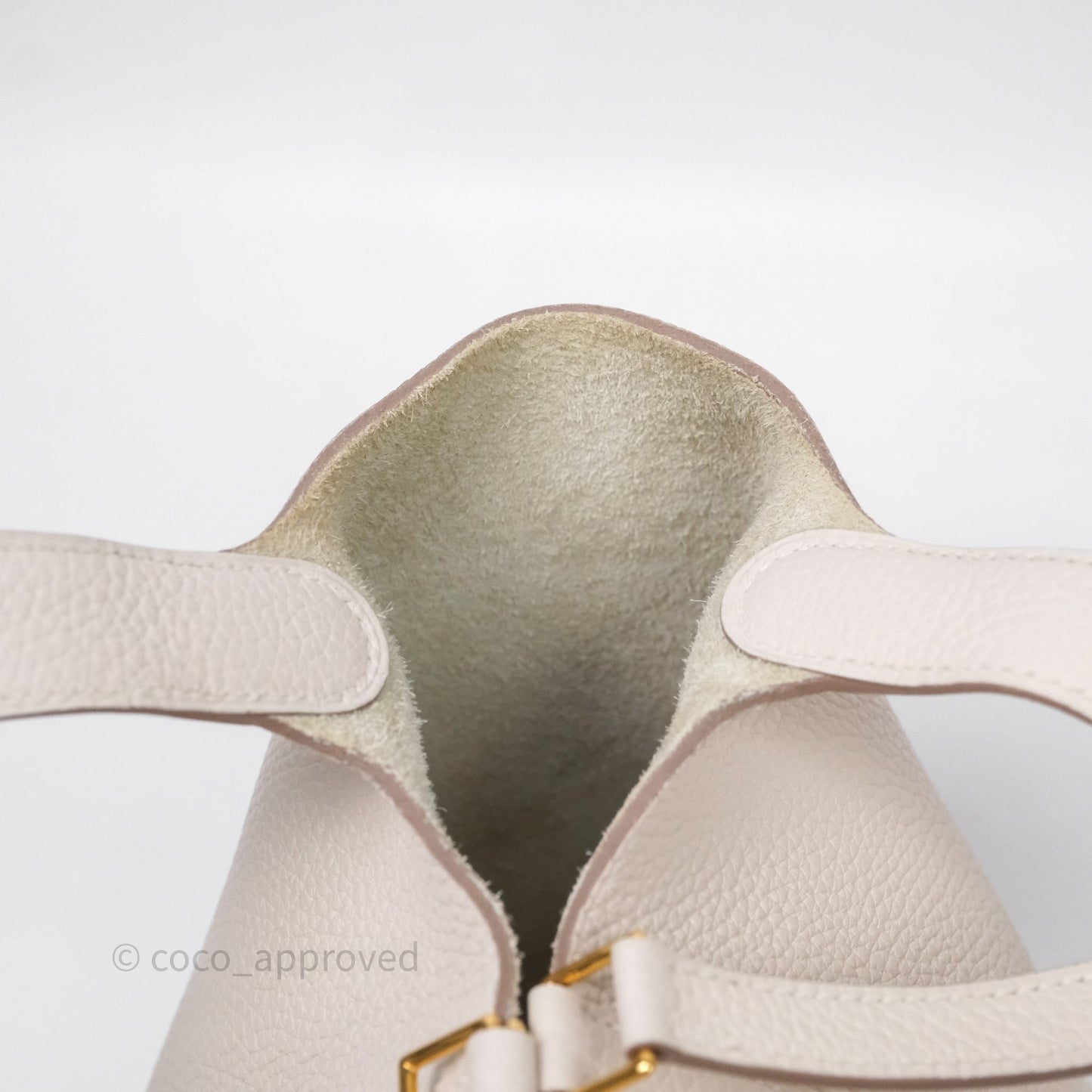 Hermès Picotin 18 Beton 8L Clemence Gold Hardware
