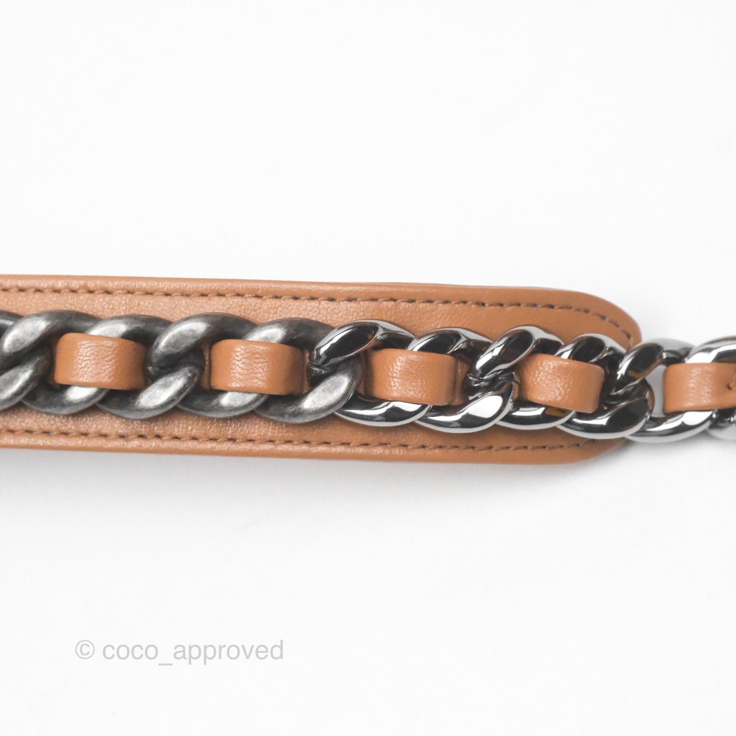 Chanel 19 Small Caramel Brown Mixed Hardware 21A