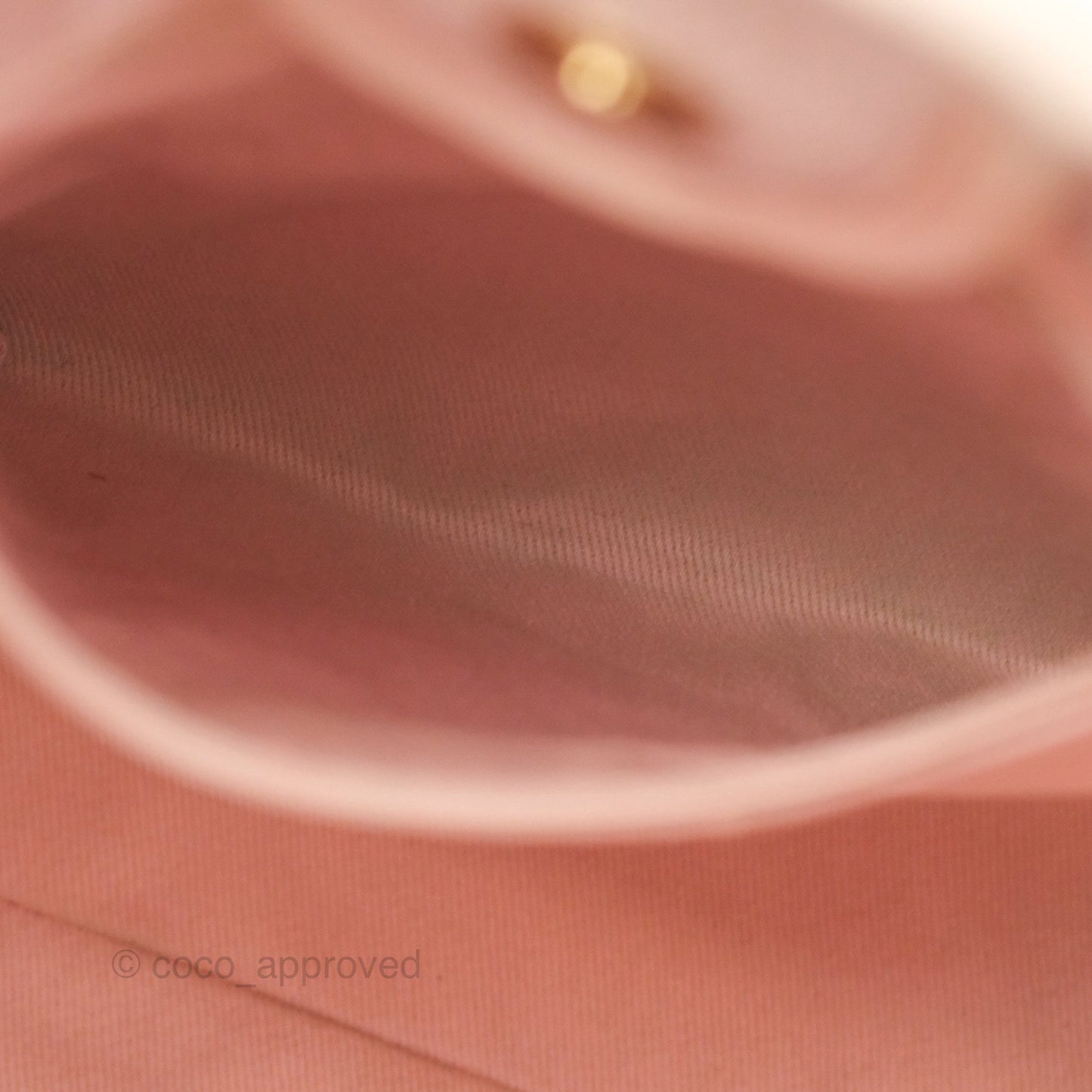 Chanel Small Vertical Deauville Canvas Pink Gold Hardware