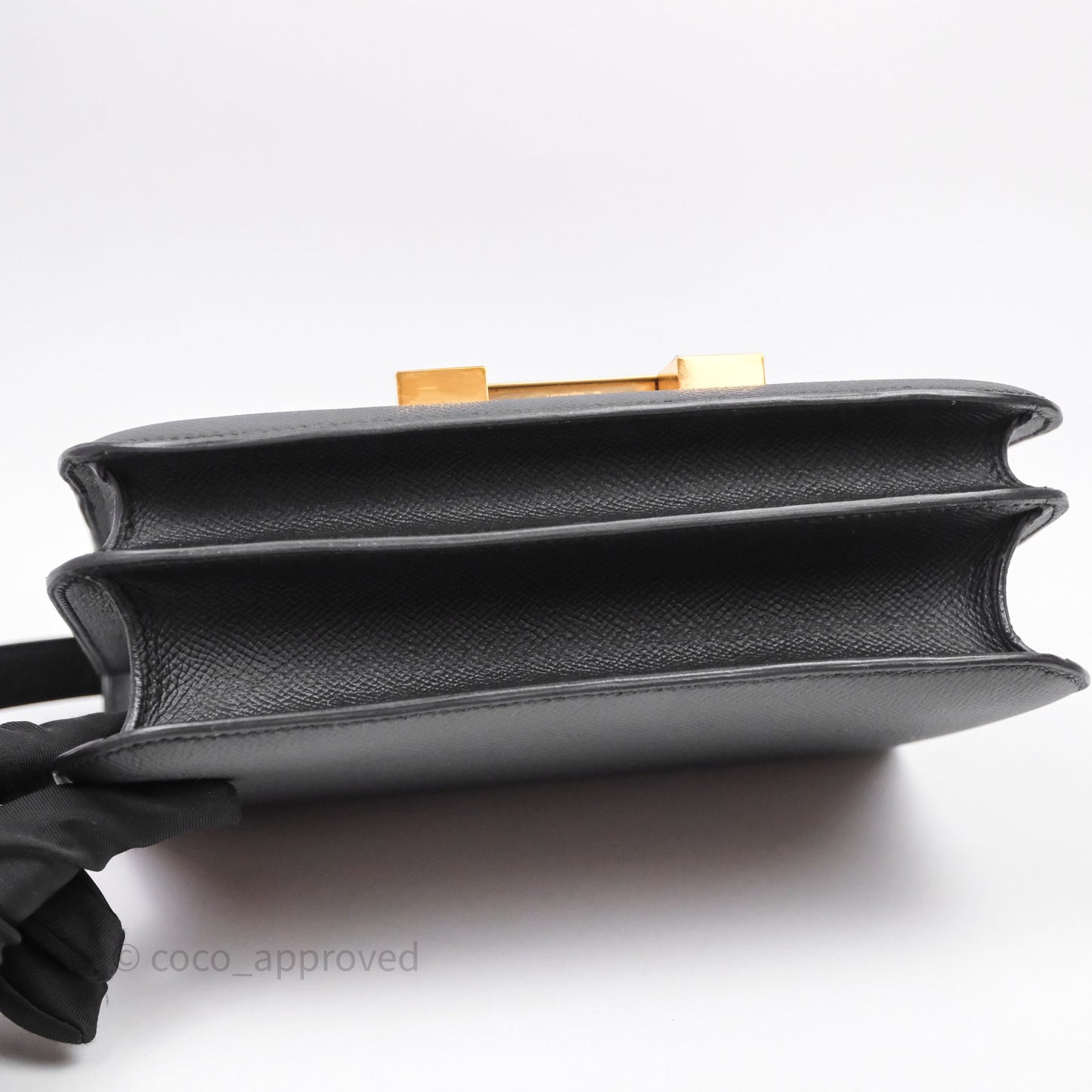 Hermès Constance 24 Noir 89 Epsom Gold Hardware