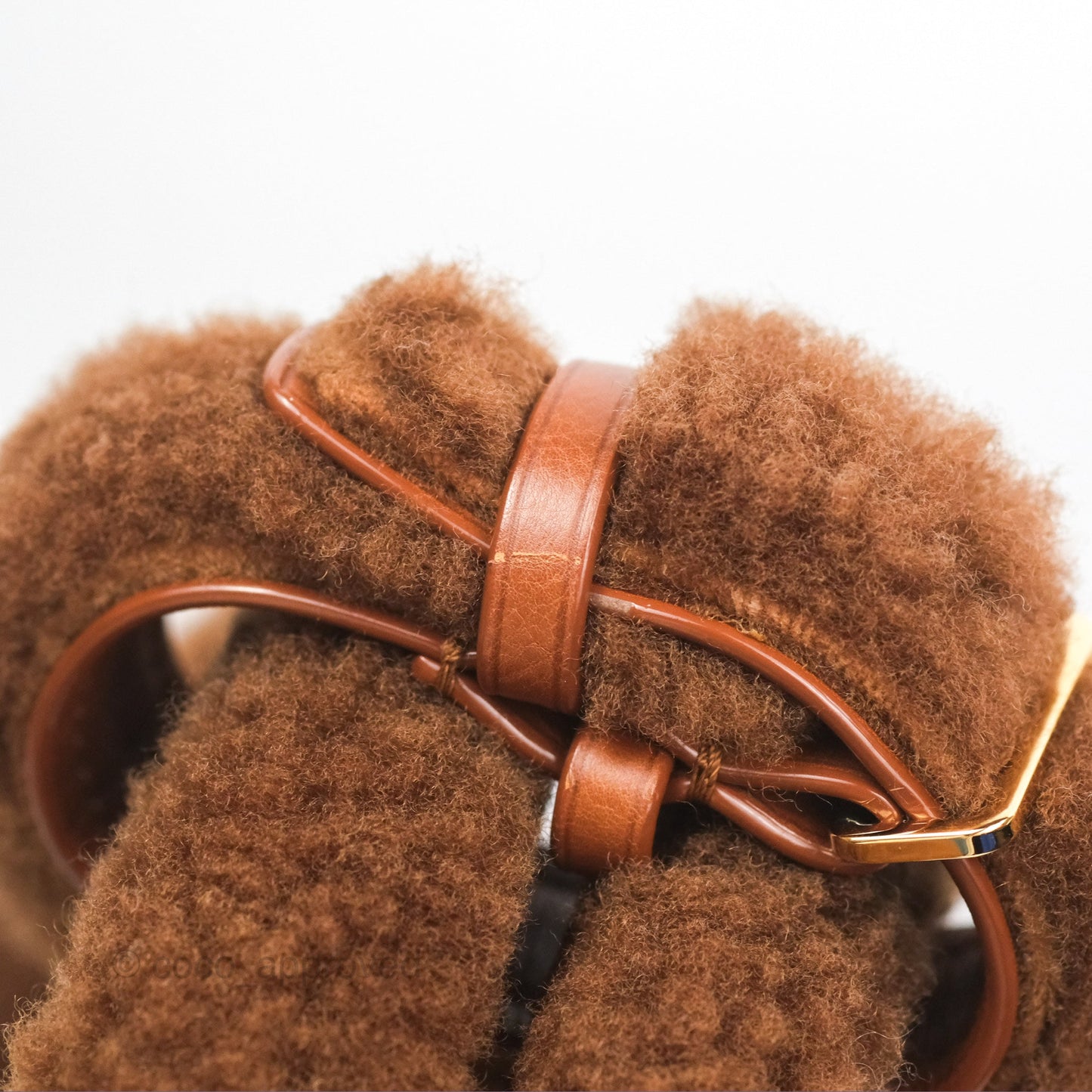 Louis Vuitton Lockit Shearling Pulsion Brown