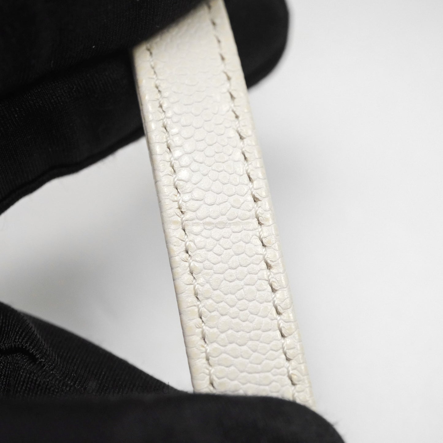 Chanel Quilted Business Affinity Backpack Ivory White Caviar Gold Hardware