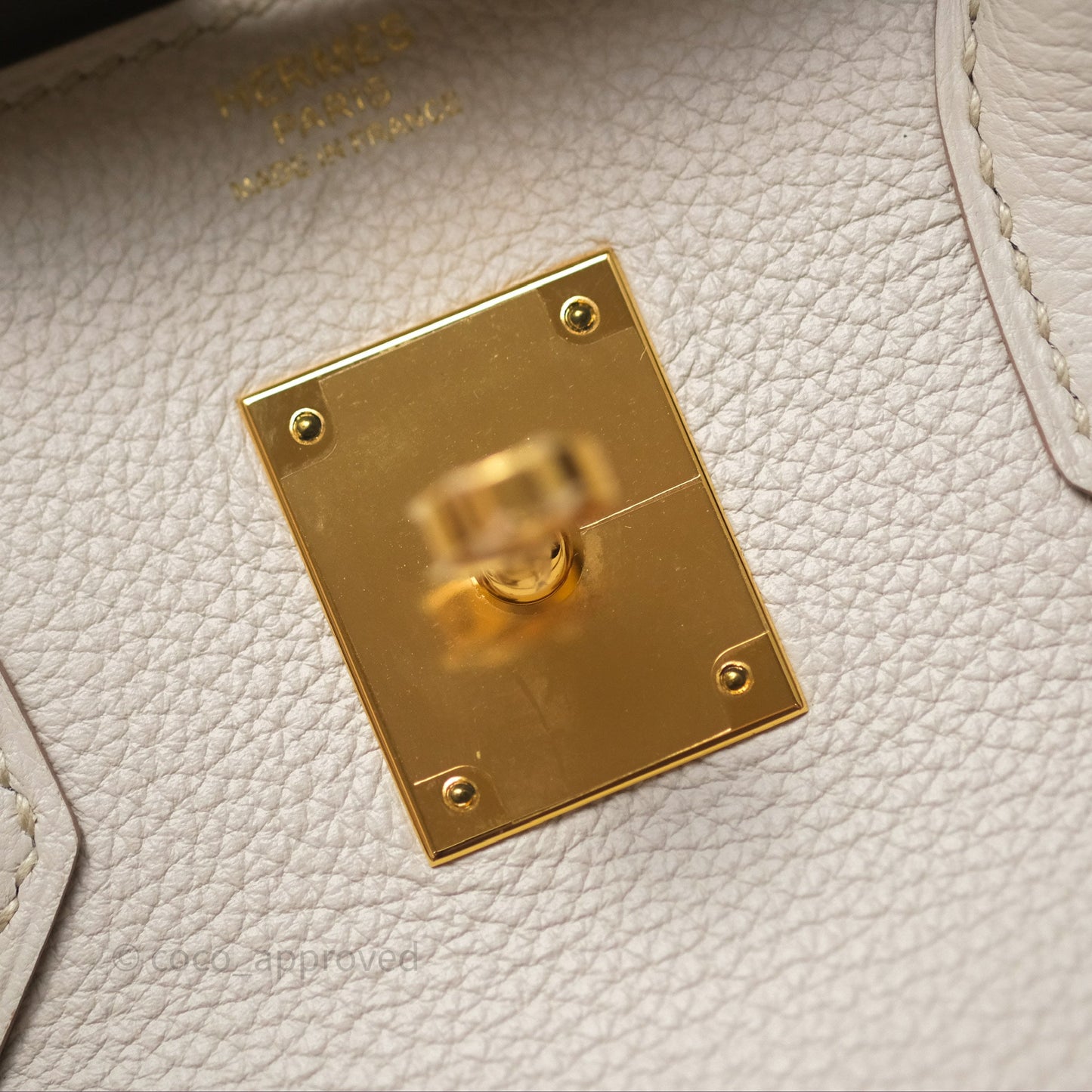 Hermès Birkin 30 Retourne Beton 8L Togo Gold Hardware