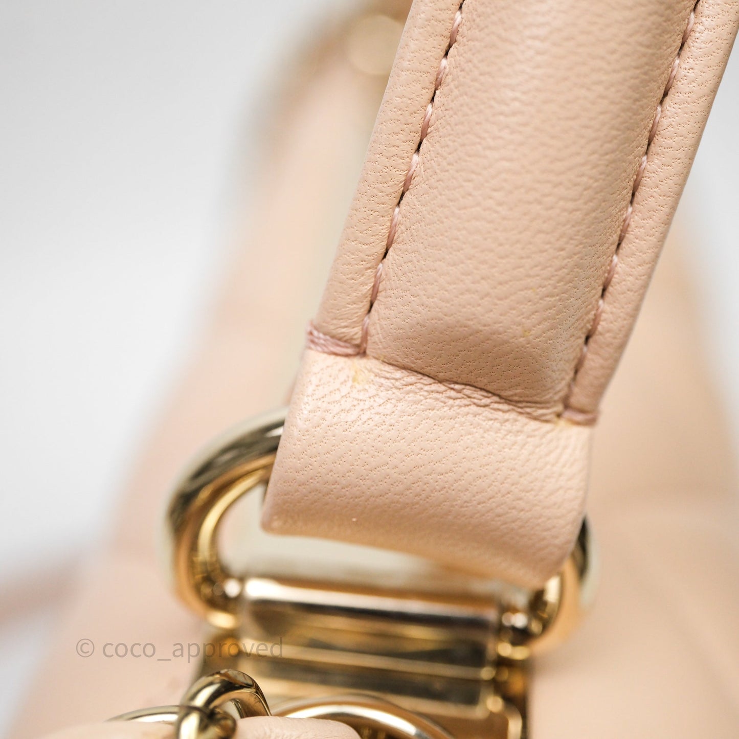 Chanel Small Trendy CC Beige Lambskin Gold Hardware