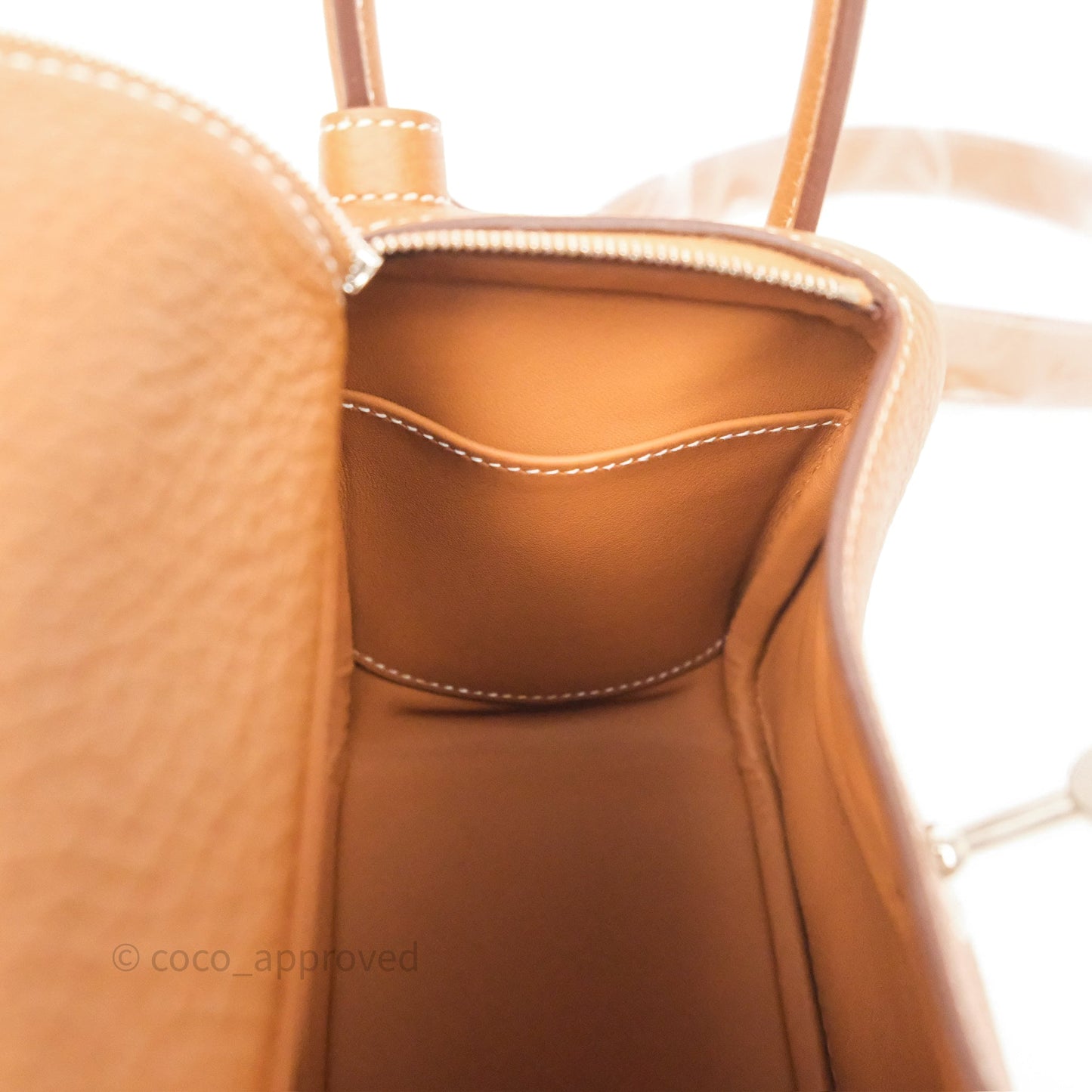 Hermès Mini Lindy 20 Gold 37 Clemence Palladium Hardware