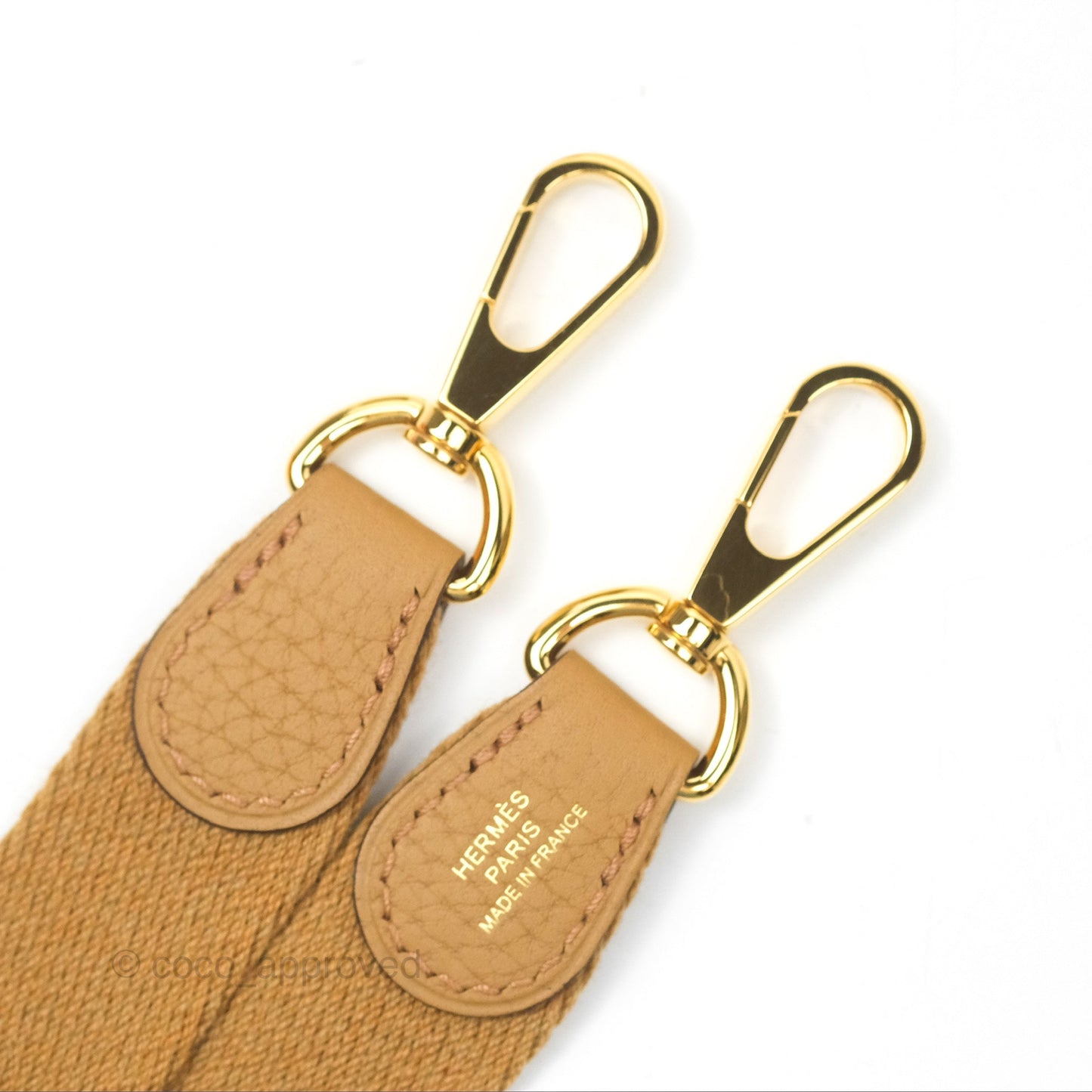 Hermès Mini Evelyne 16 Biscuit 48 Camel Clemence Gold Hardware