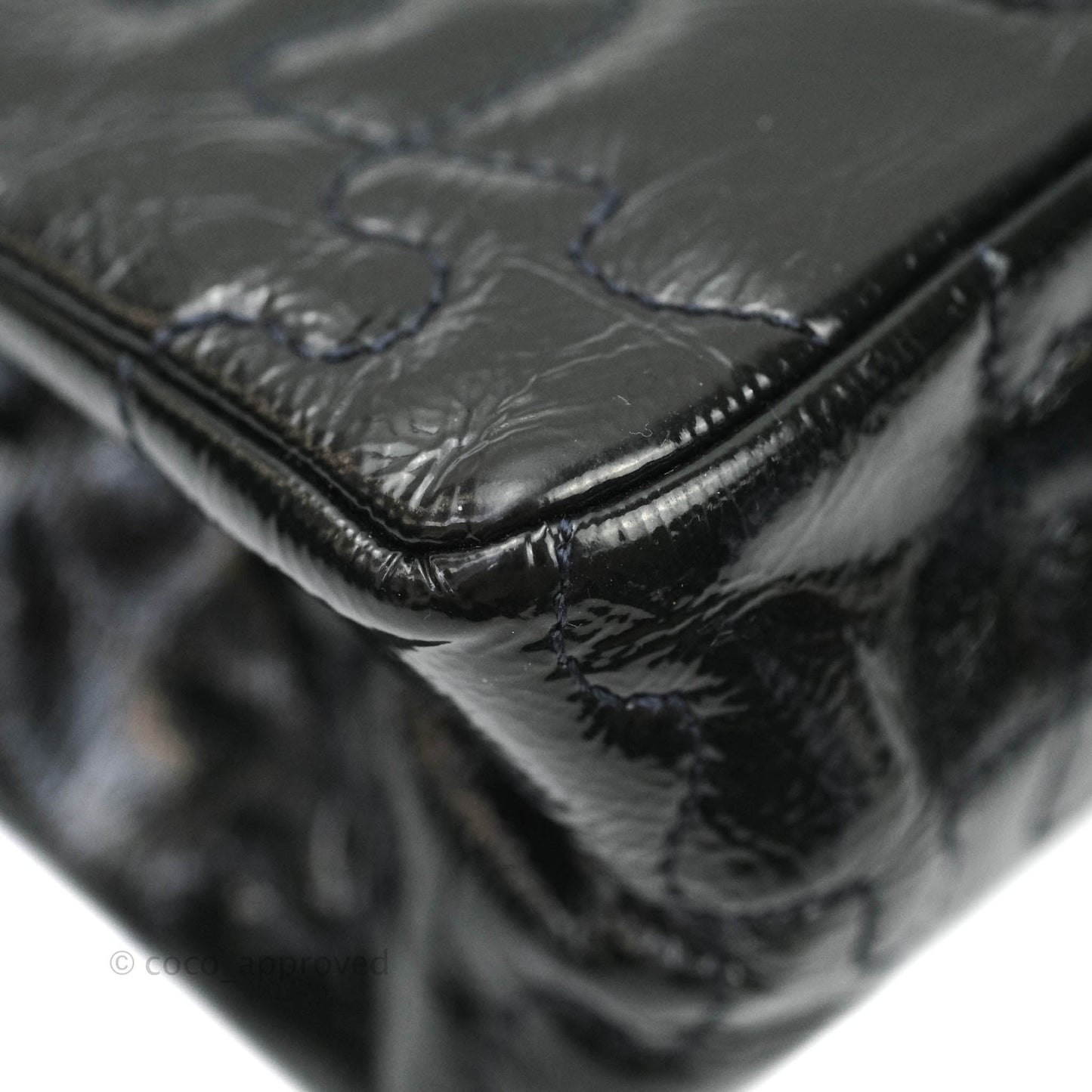 Chanel Puzzle 2.55 Reissue East West Flap Dark Green Patent Gold Hardware