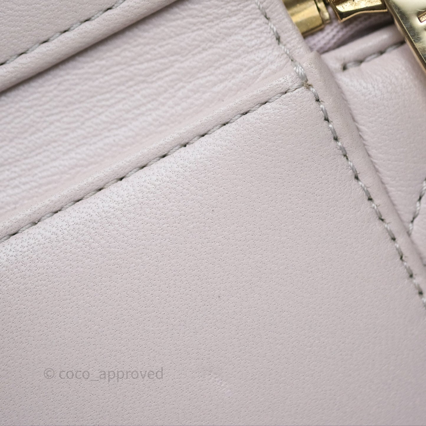 Chanel Trendy CC Vanity Case Lilac Lambskin Gold Hardware