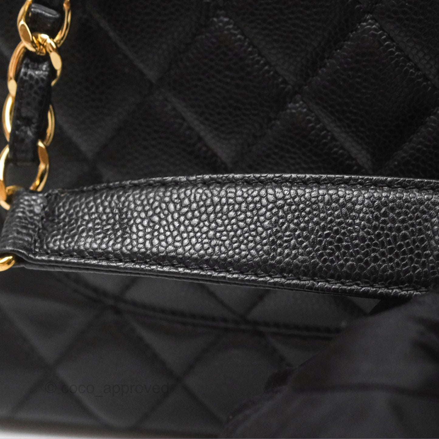 Chanel GST Black Caviar Gold Hardware