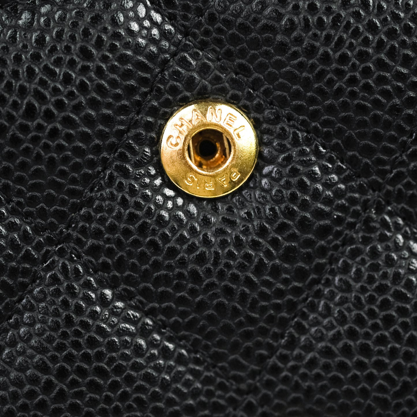 Chanel Jumbo Double Flap Black Caviar Gold Hardware⁣⁣