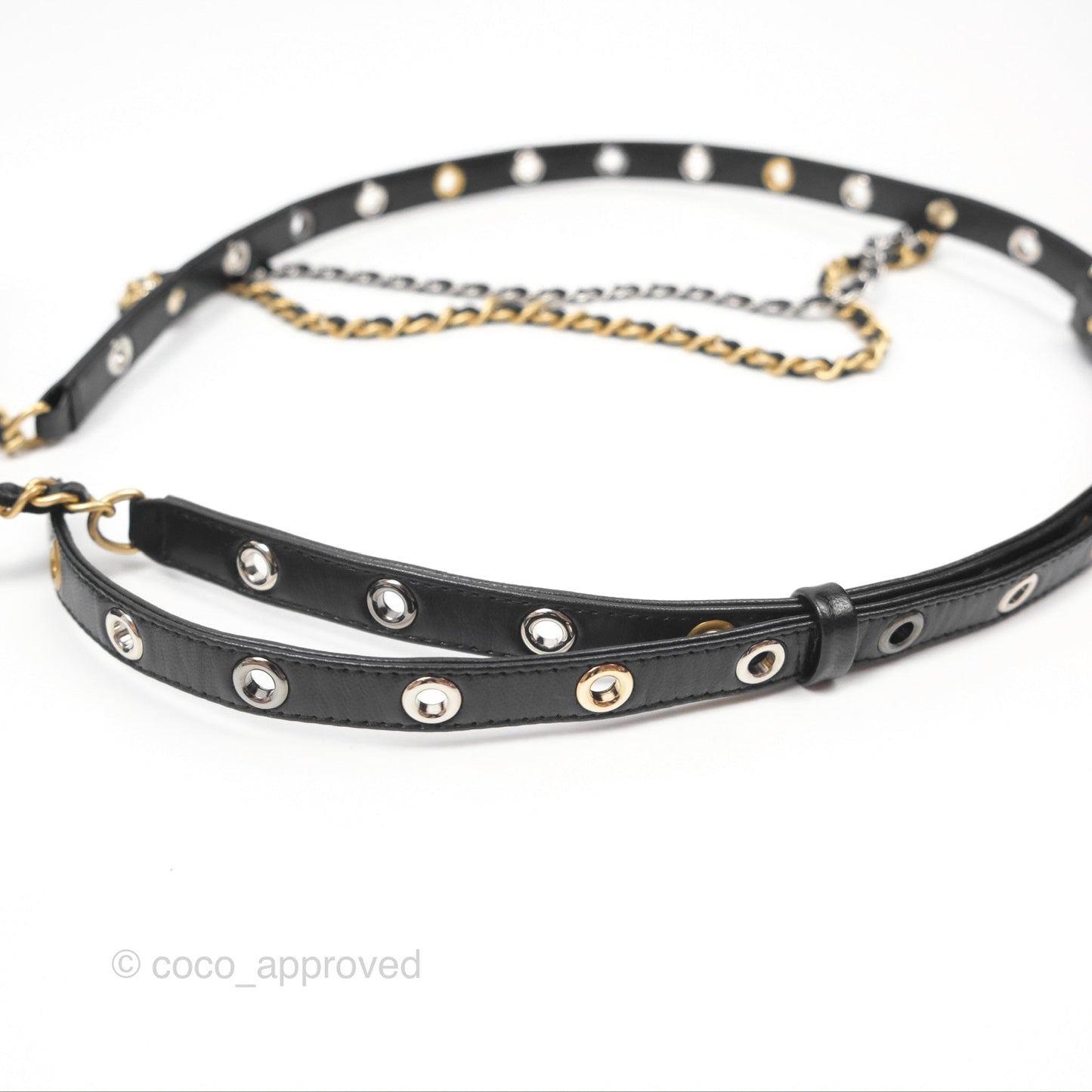 Chanel Vanity With Chain Black Goatskin Mixed Hardware