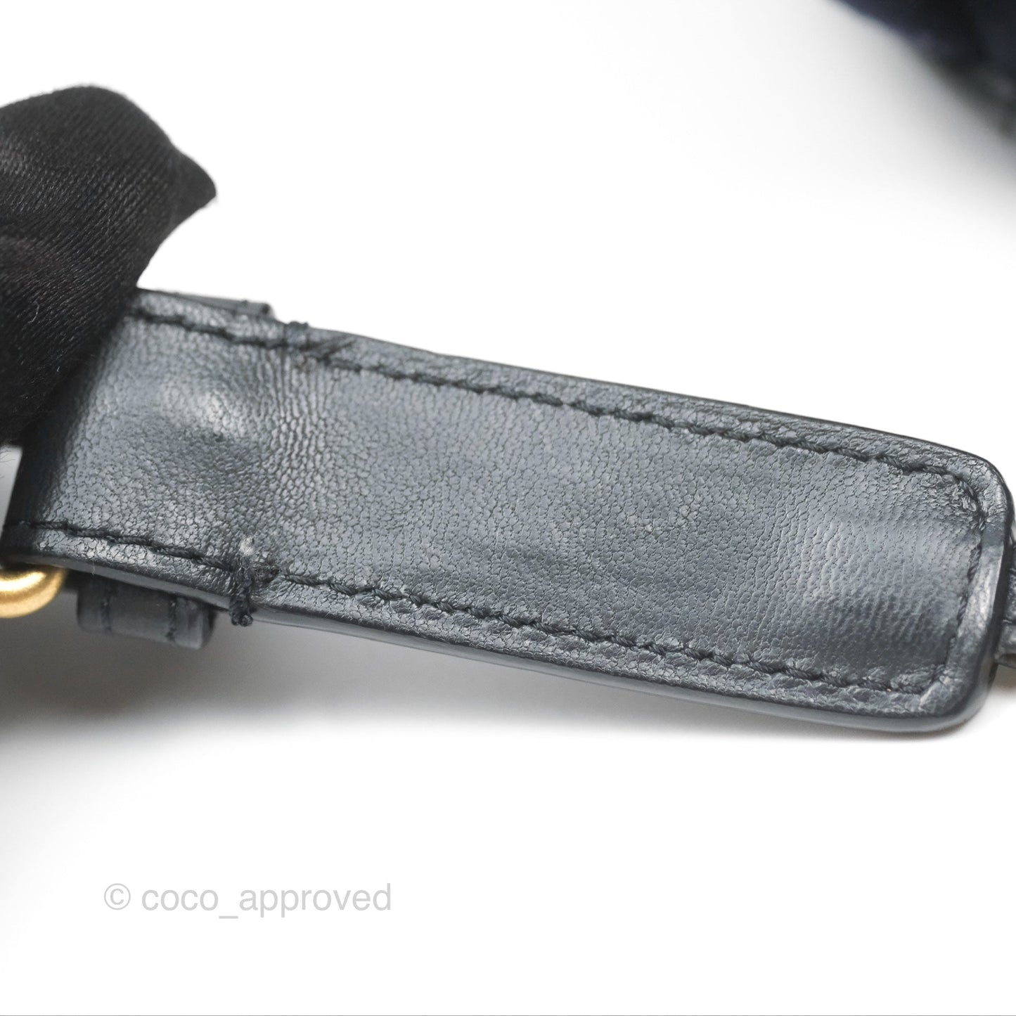 Chanel Paris Hamburg Charms Belt Bag Navy Wool Lambskin
