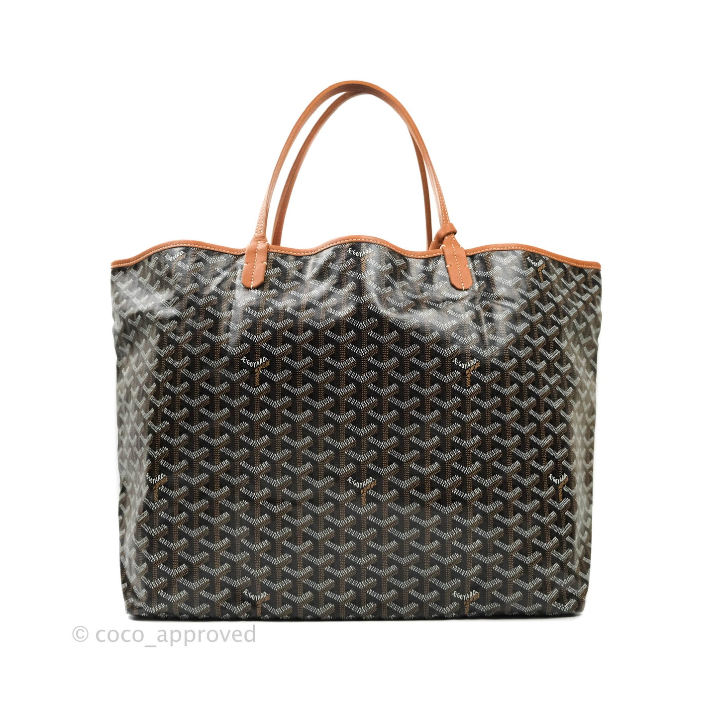 Goyard St. Louis GM Black/Tan