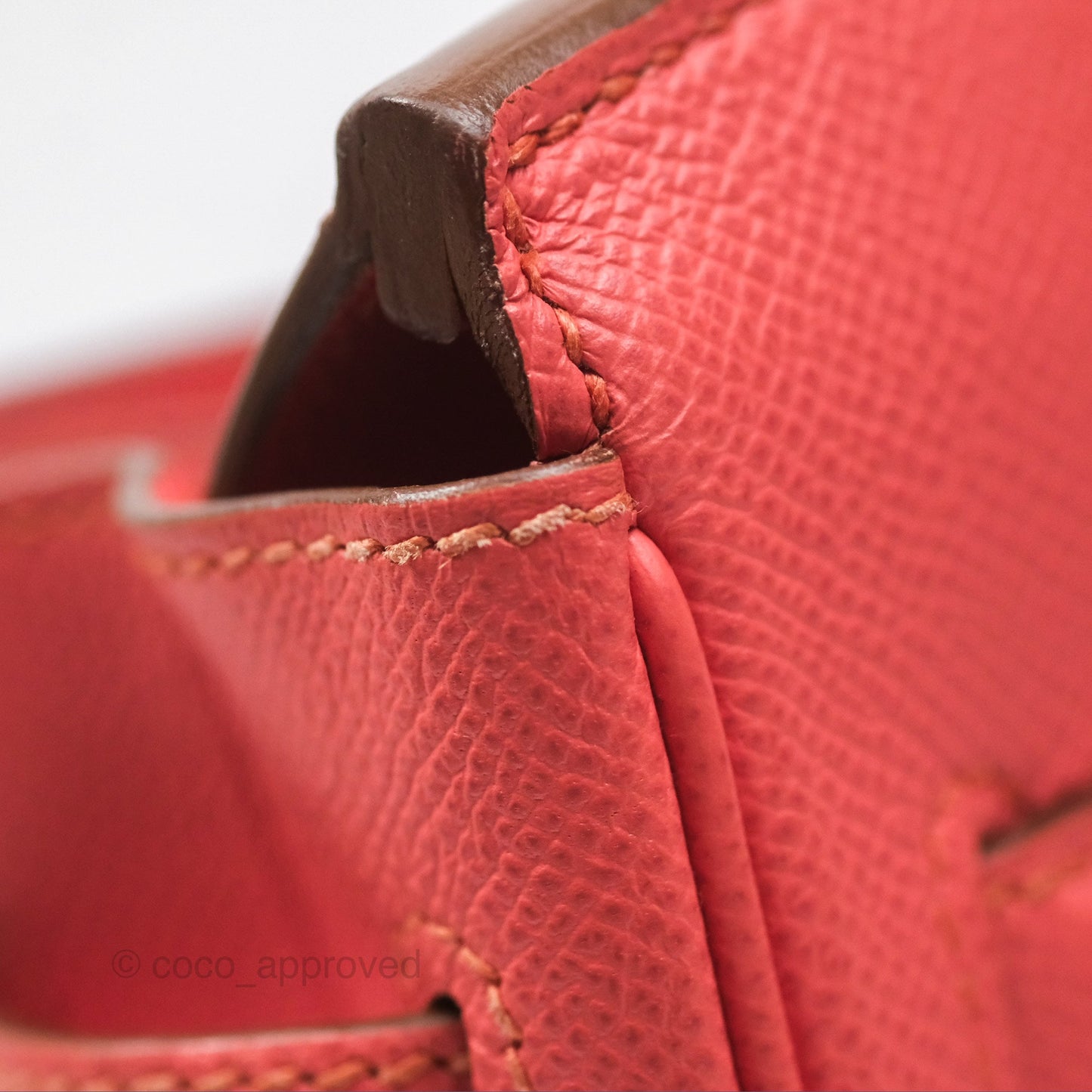 Hermès Birkin 30 Retourne Flamingo I5 Epsom Gold Hardware